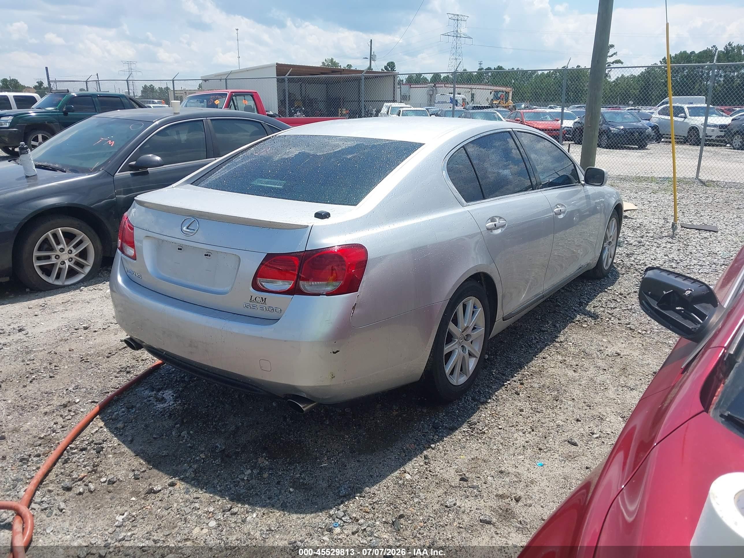 2006 Lexus Gs 300   Silver vin: JTHBH96S365003824