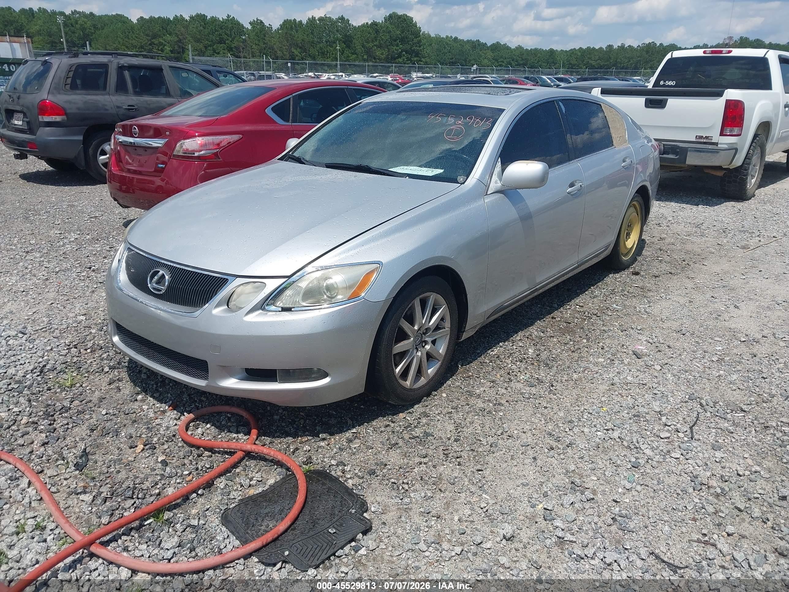 2006 Lexus Gs 300   Silver vin: JTHBH96S365003824