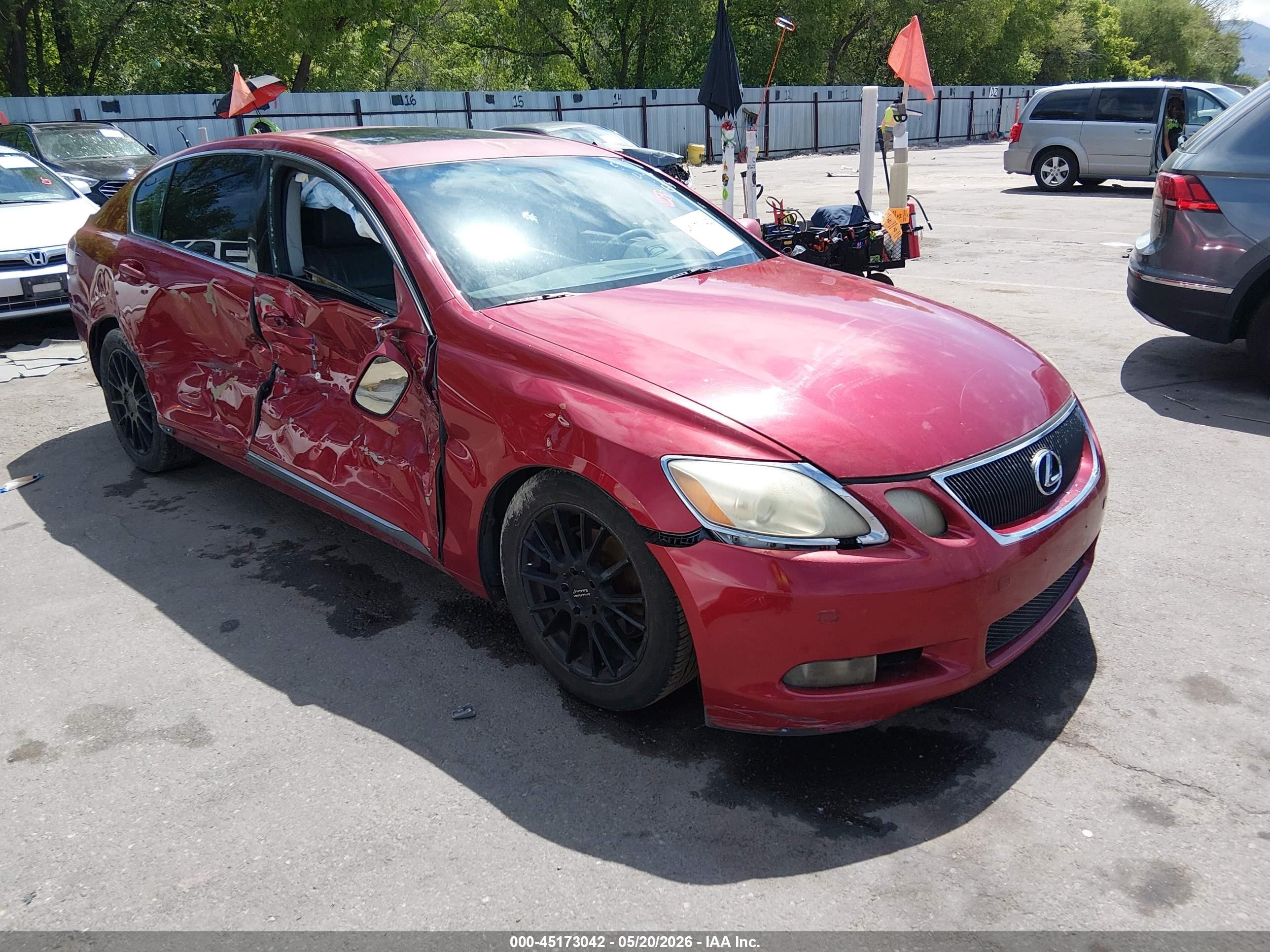 2006 Lexus Gs 300   Burgundy vin: JTHBH96S365031655