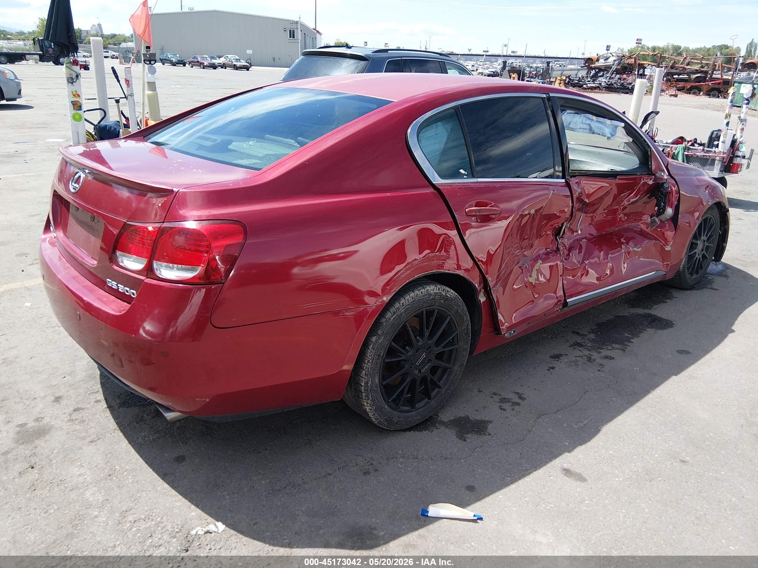 2006 Lexus Gs 300   Burgundy vin: JTHBH96S365031655