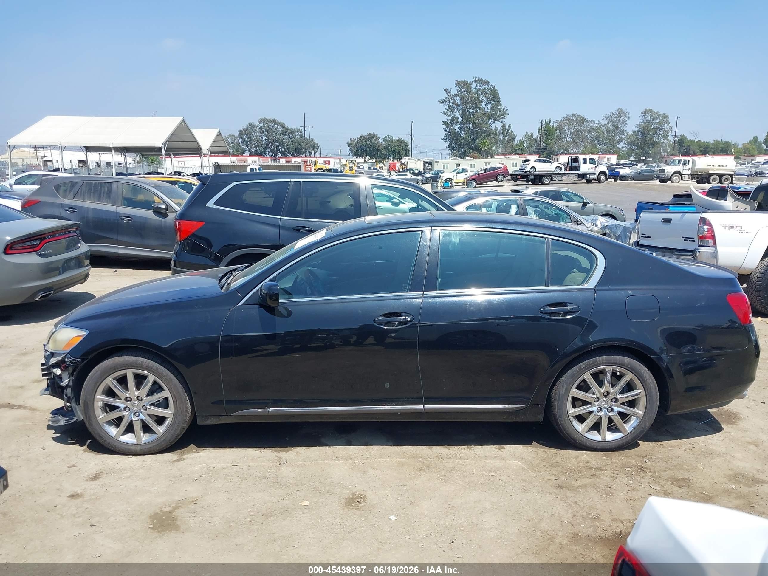 2006 Lexus Gs 300   Black vin: JTHBH96S365038363