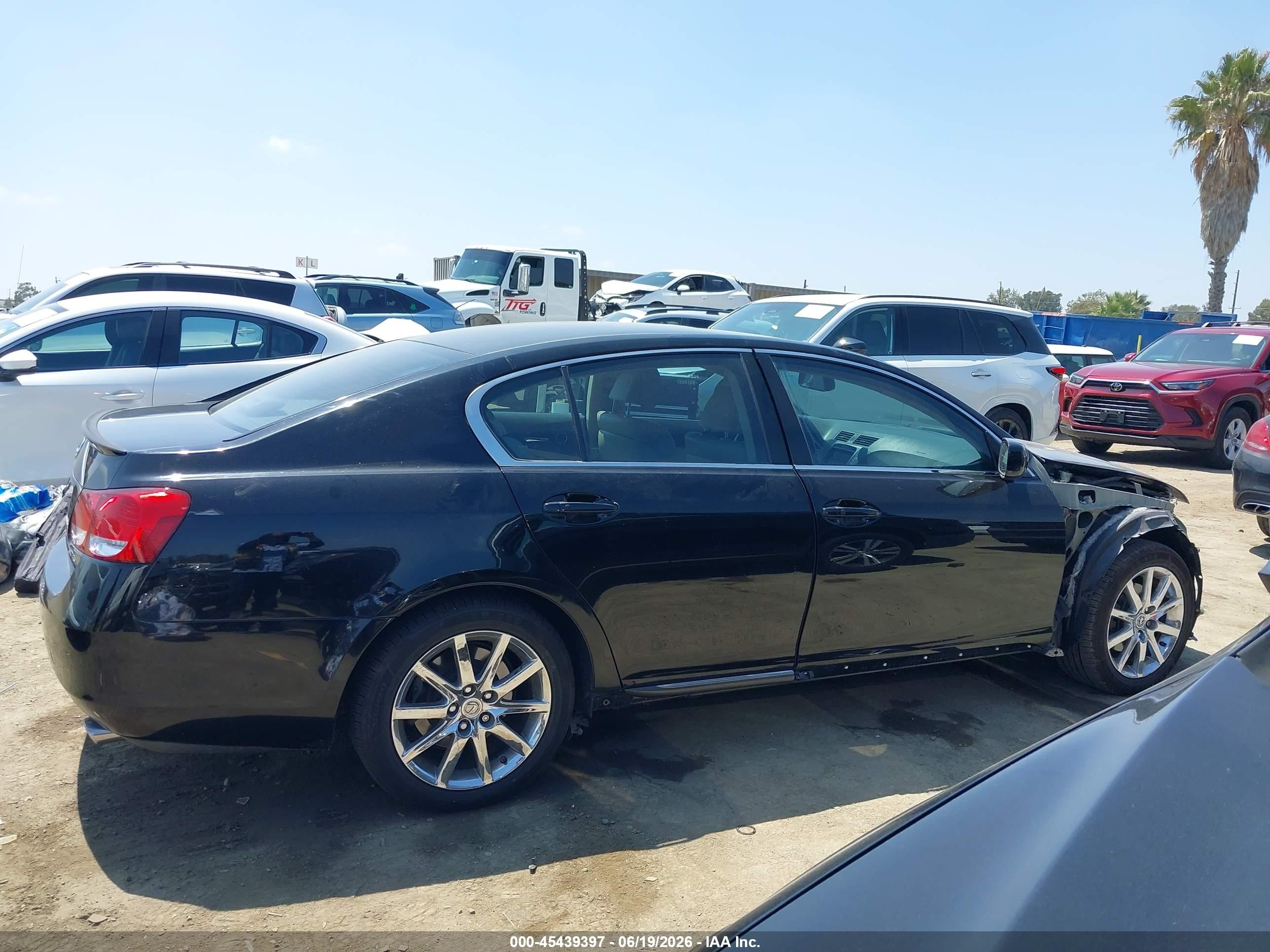 2006 Lexus Gs 300   Black vin: JTHBH96S365038363