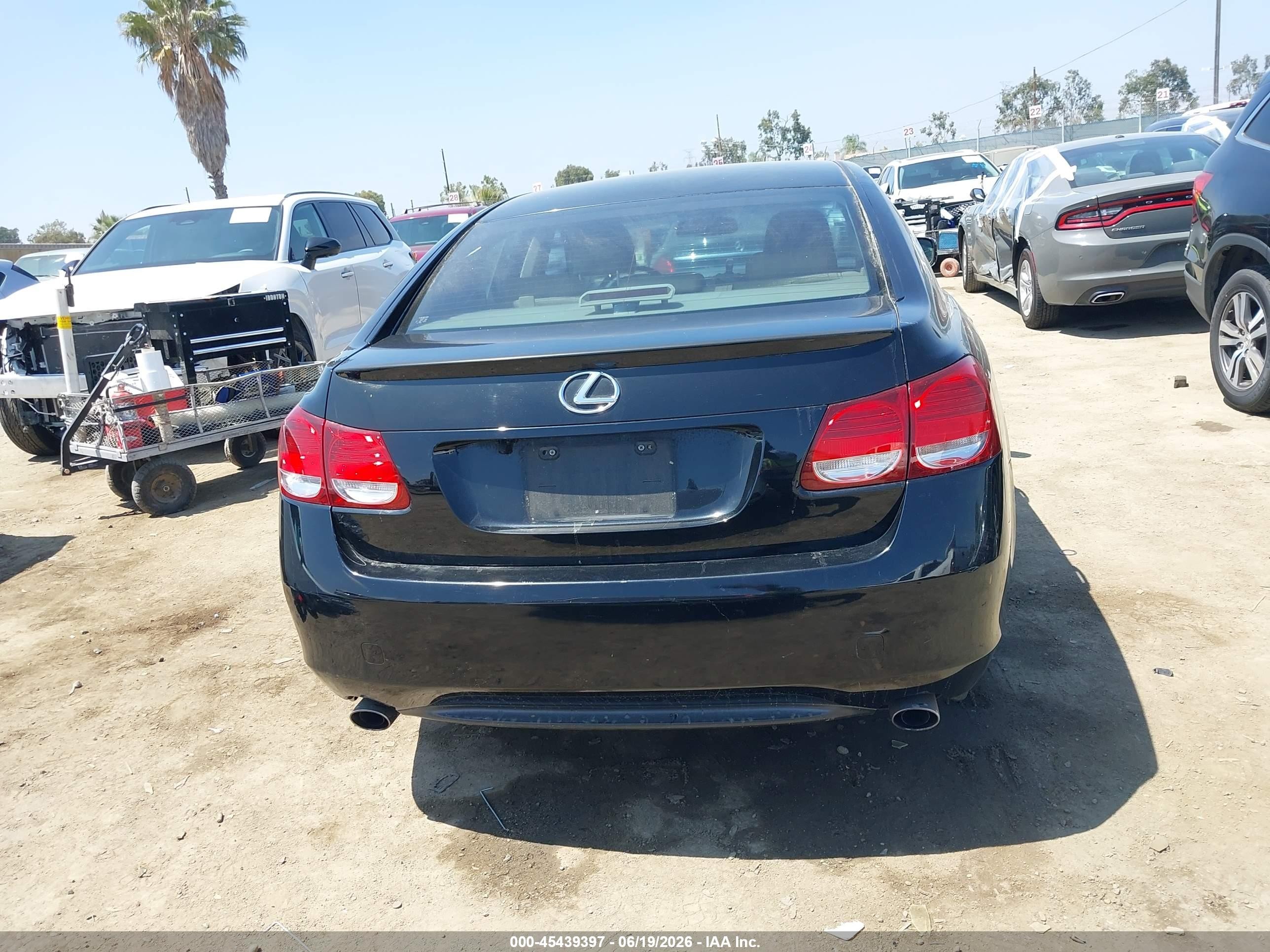 2006 Lexus Gs 300   Black vin: JTHBH96S365038363