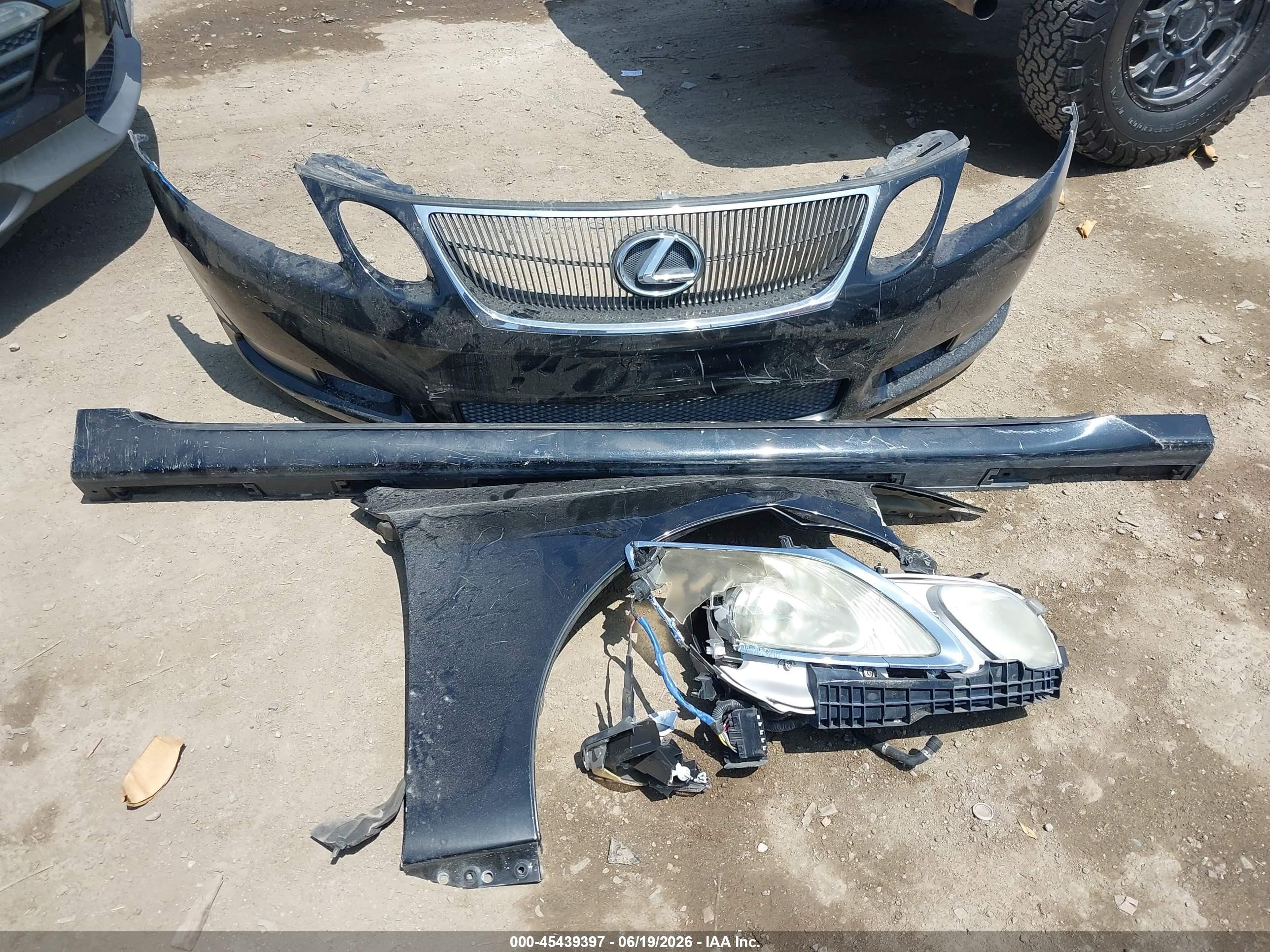 2006 Lexus Gs 300   Black vin: JTHBH96S365038363