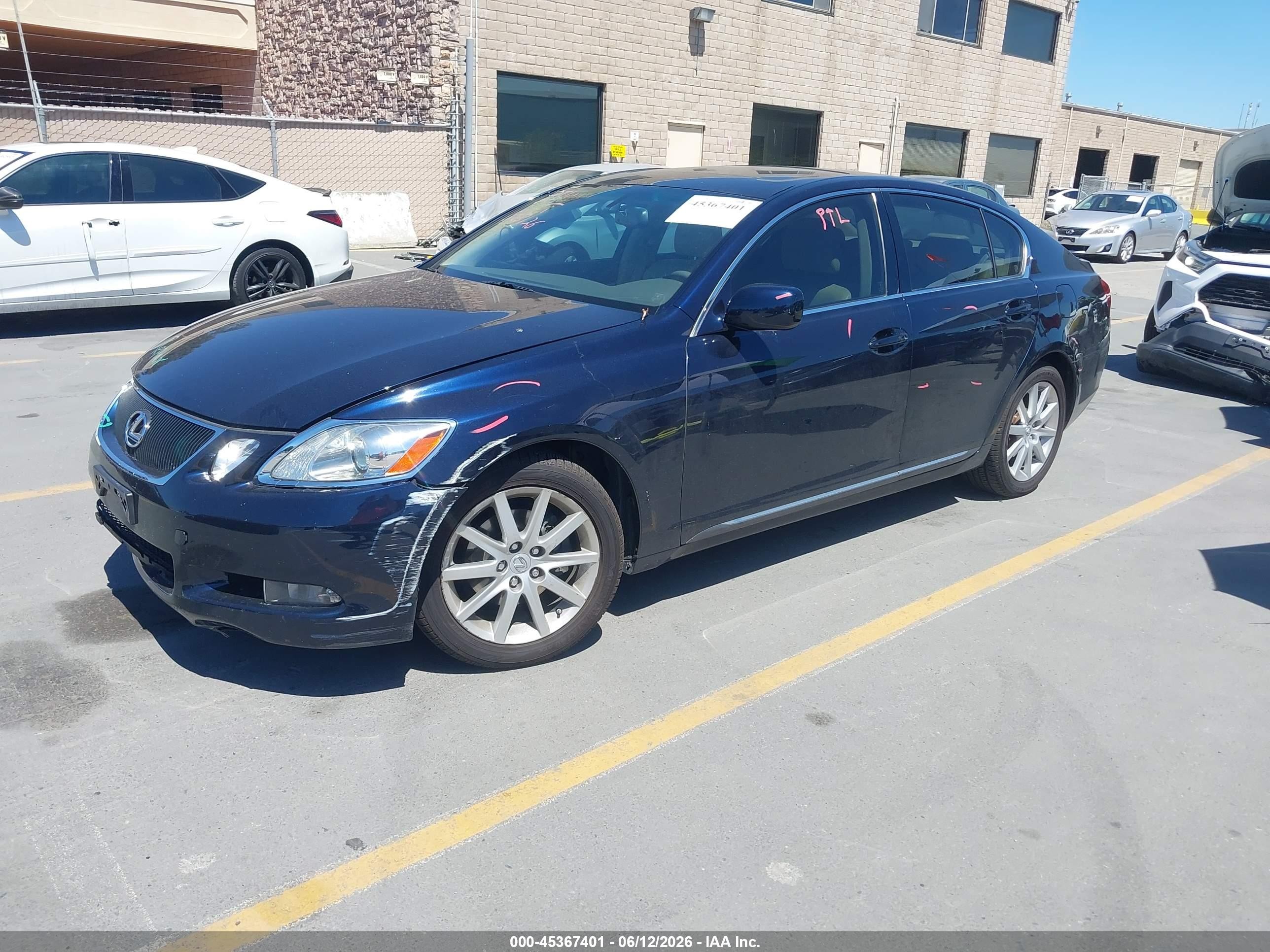 2006 Lexus Gs 300   Blue vin: JTHBH96S465022480