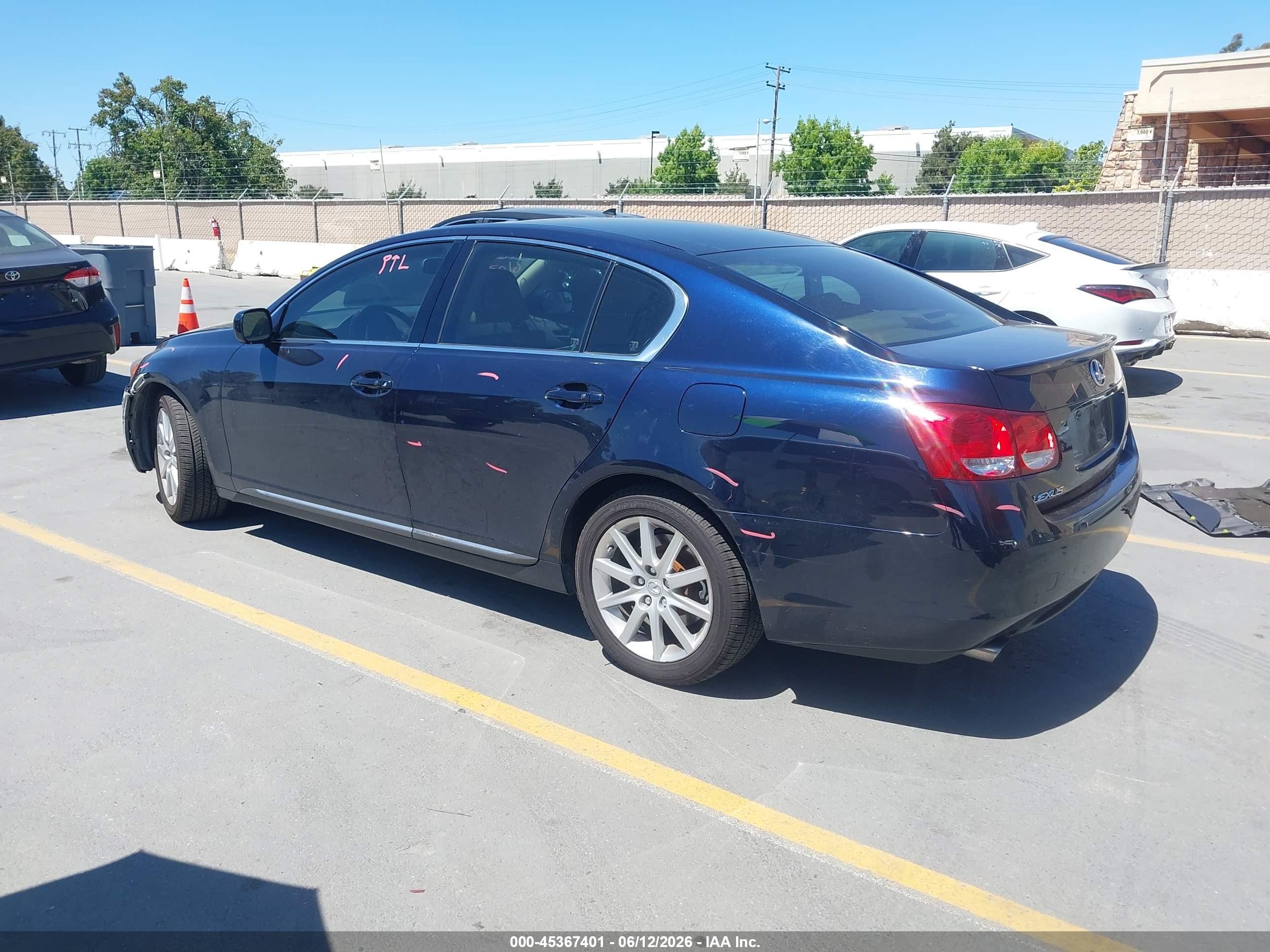 2006 Lexus Gs 300   Blue vin: JTHBH96S465022480