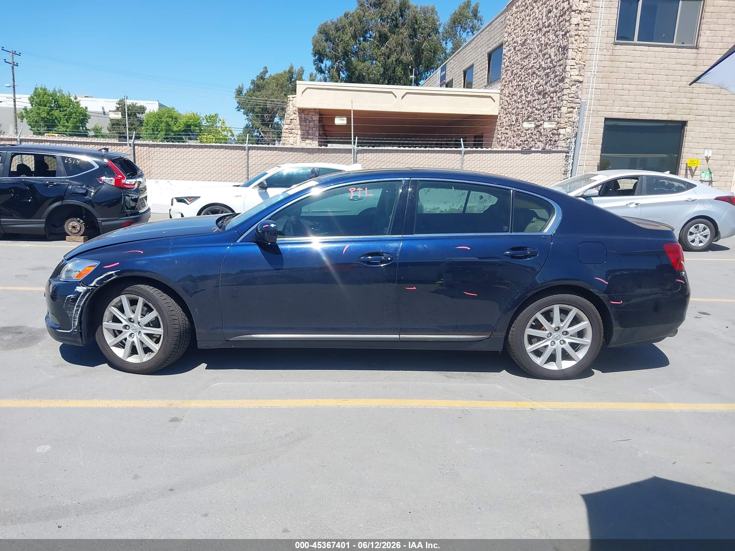 2006 Lexus Gs 300   Blue vin: JTHBH96S465022480
