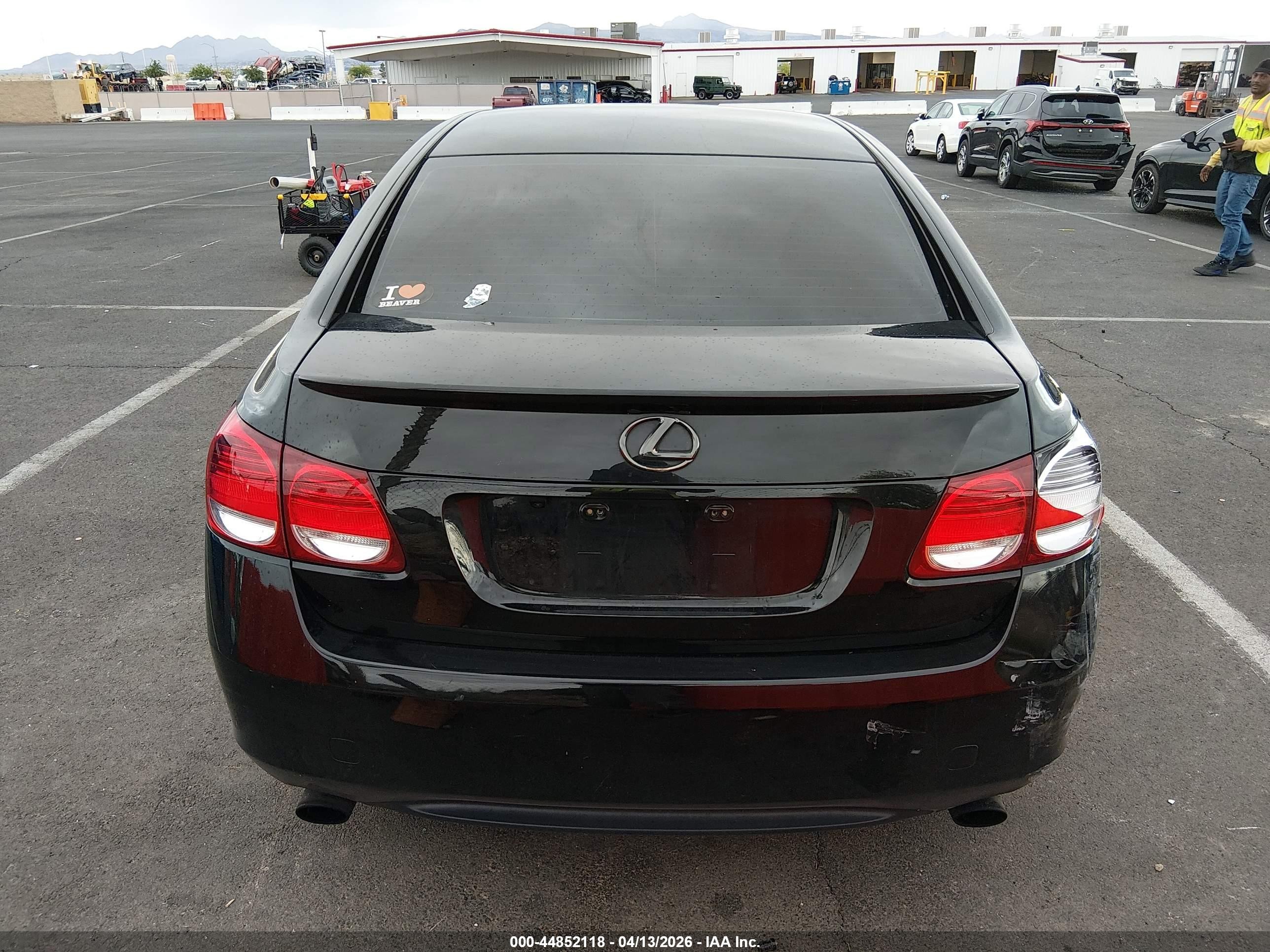 2006 Lexus Gs 300 Black vin: JTHBH96S465041885