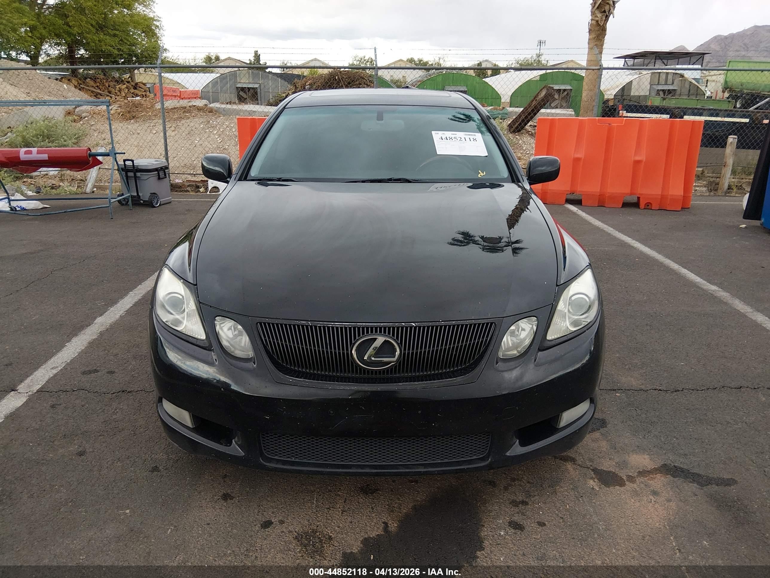 2006 Lexus Gs 300 Black vin: JTHBH96S465041885