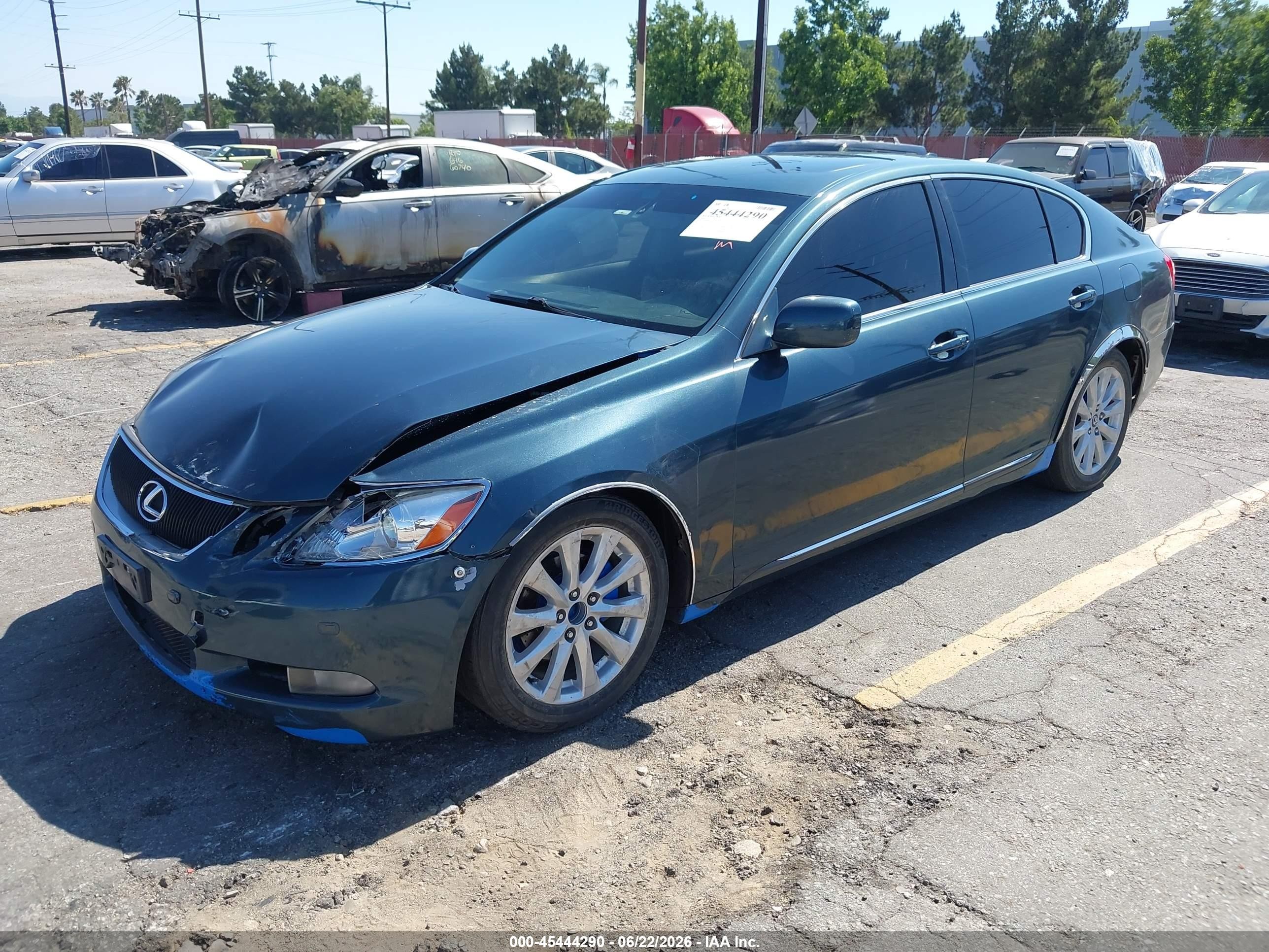 2006 Lexus Gs 300   Green vin: JTHBH96S565011617