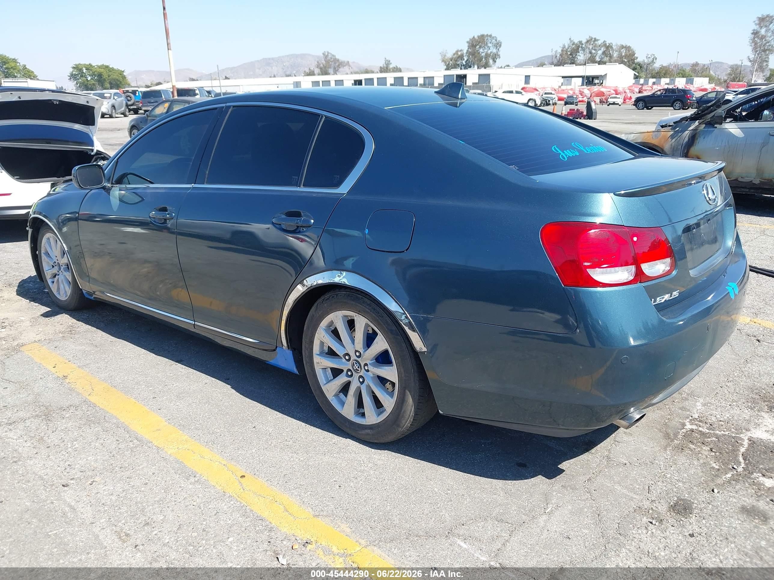 2006 Lexus Gs 300   Green vin: JTHBH96S565011617