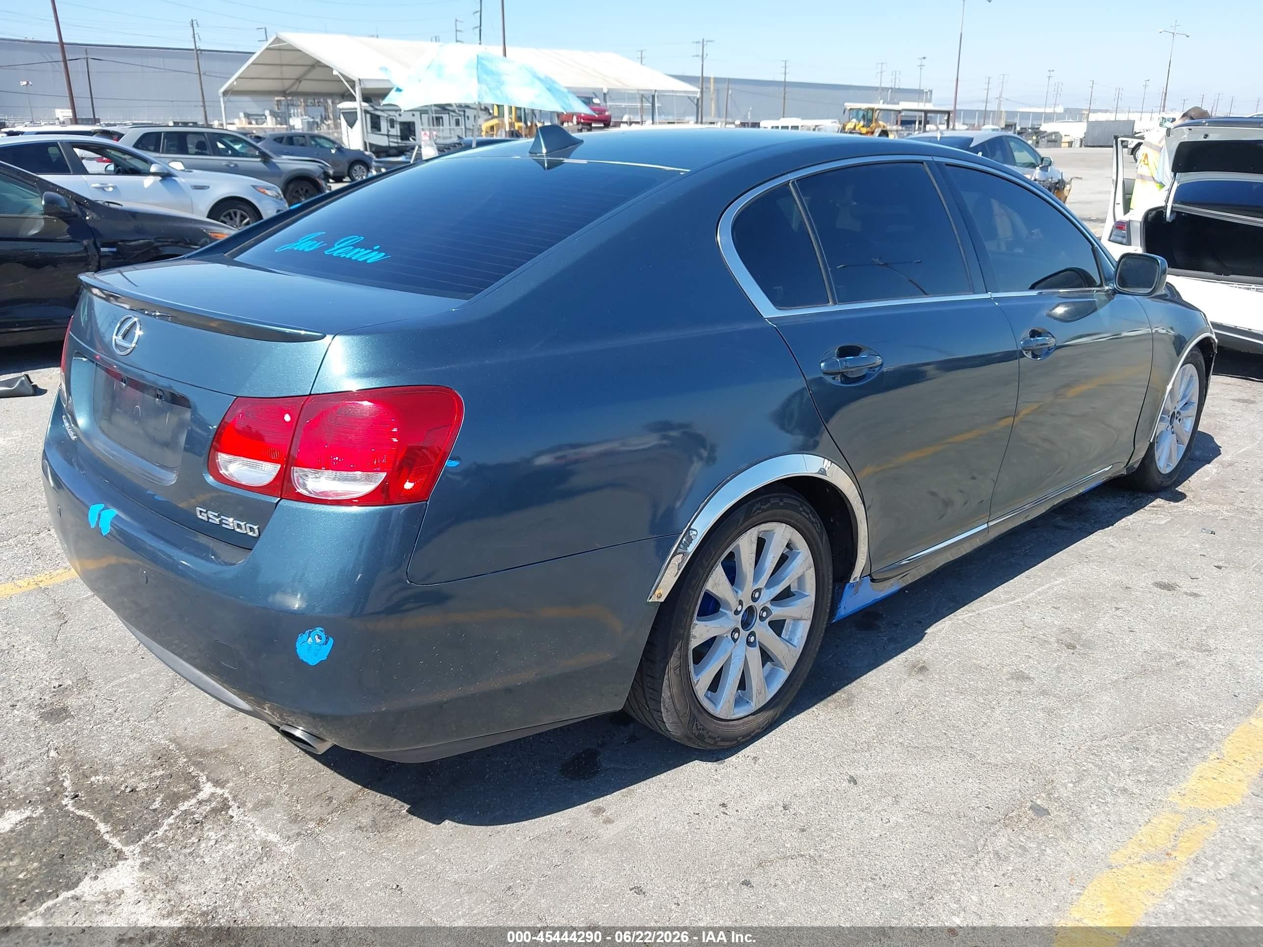 2006 Lexus Gs 300   Green vin: JTHBH96S565011617
