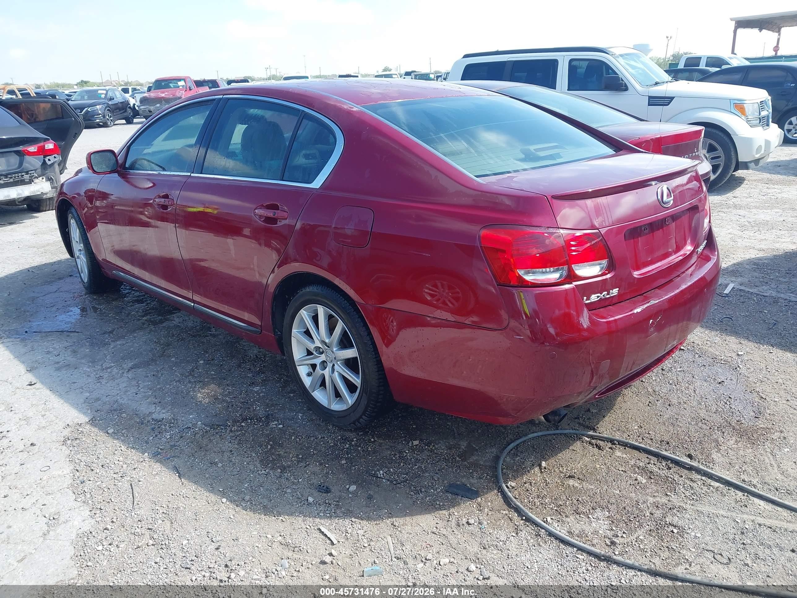 2006 Lexus Gs 300   Burgundy vin: JTHBH96S565020088