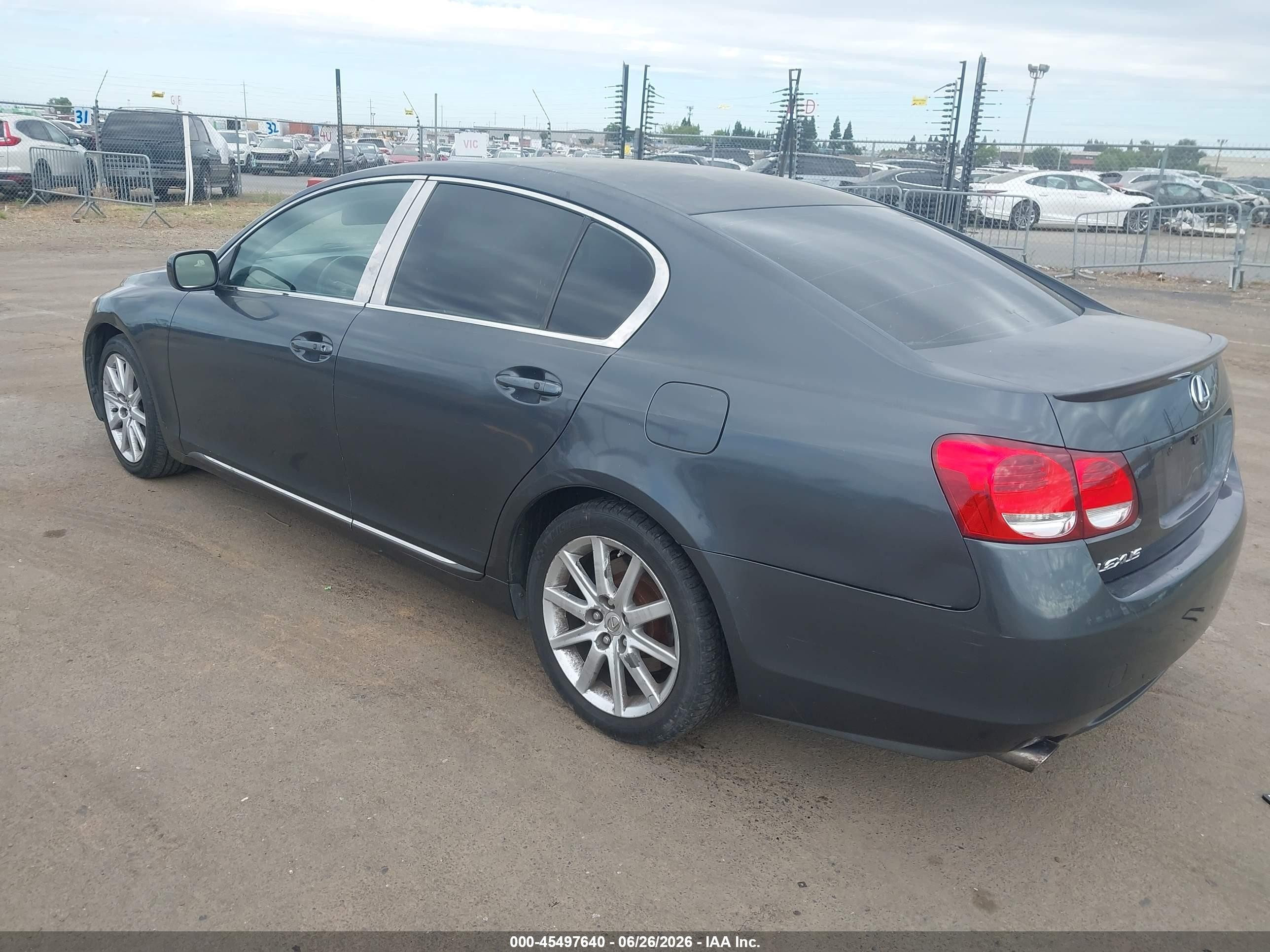 2006 Lexus Gs 300   Gray vin: JTHBH96S565039353