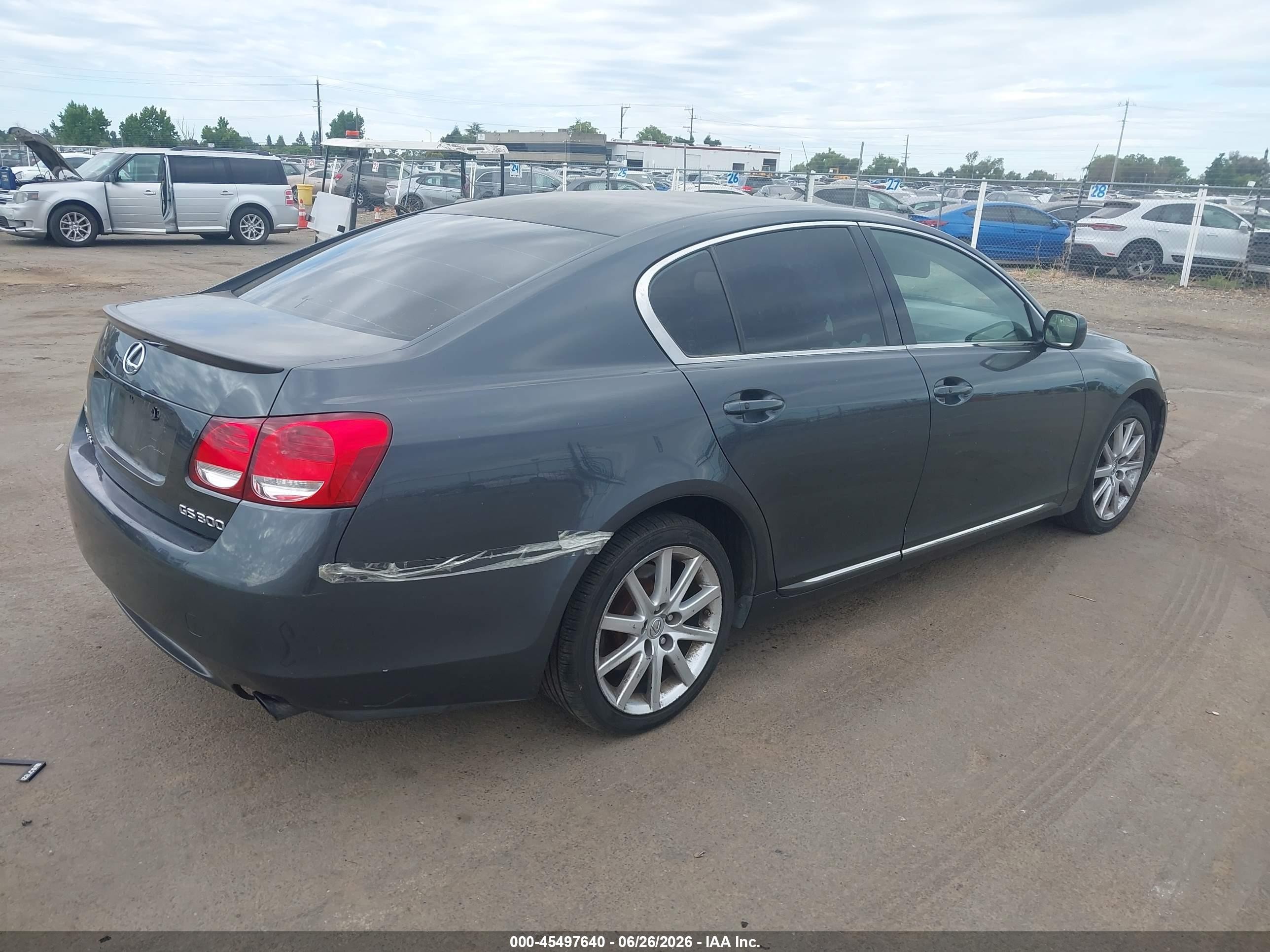 2006 Lexus Gs 300   Gray vin: JTHBH96S565039353