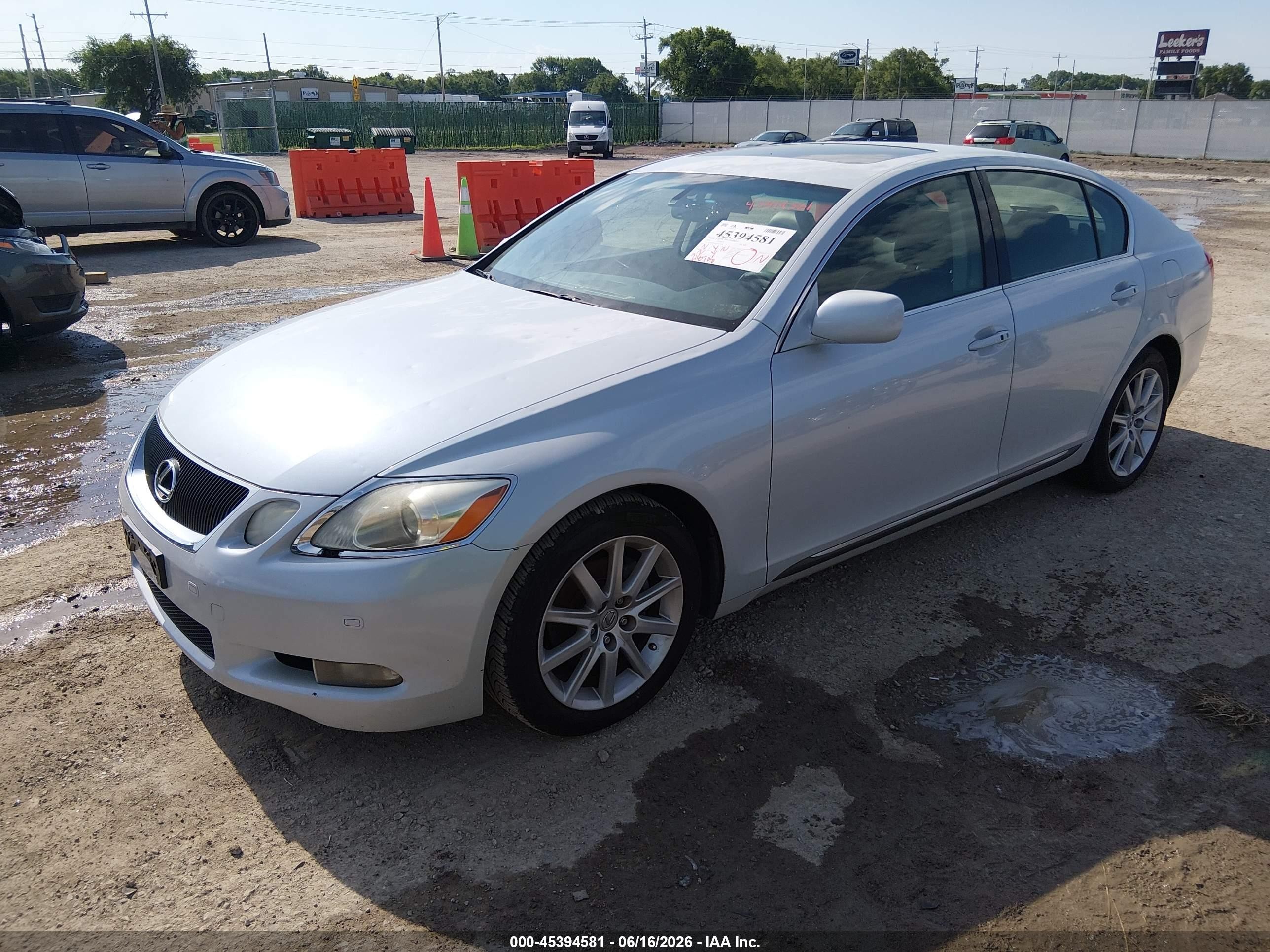 2006 Lexus Gs 300   Silver vin: JTHBH96S665001128
