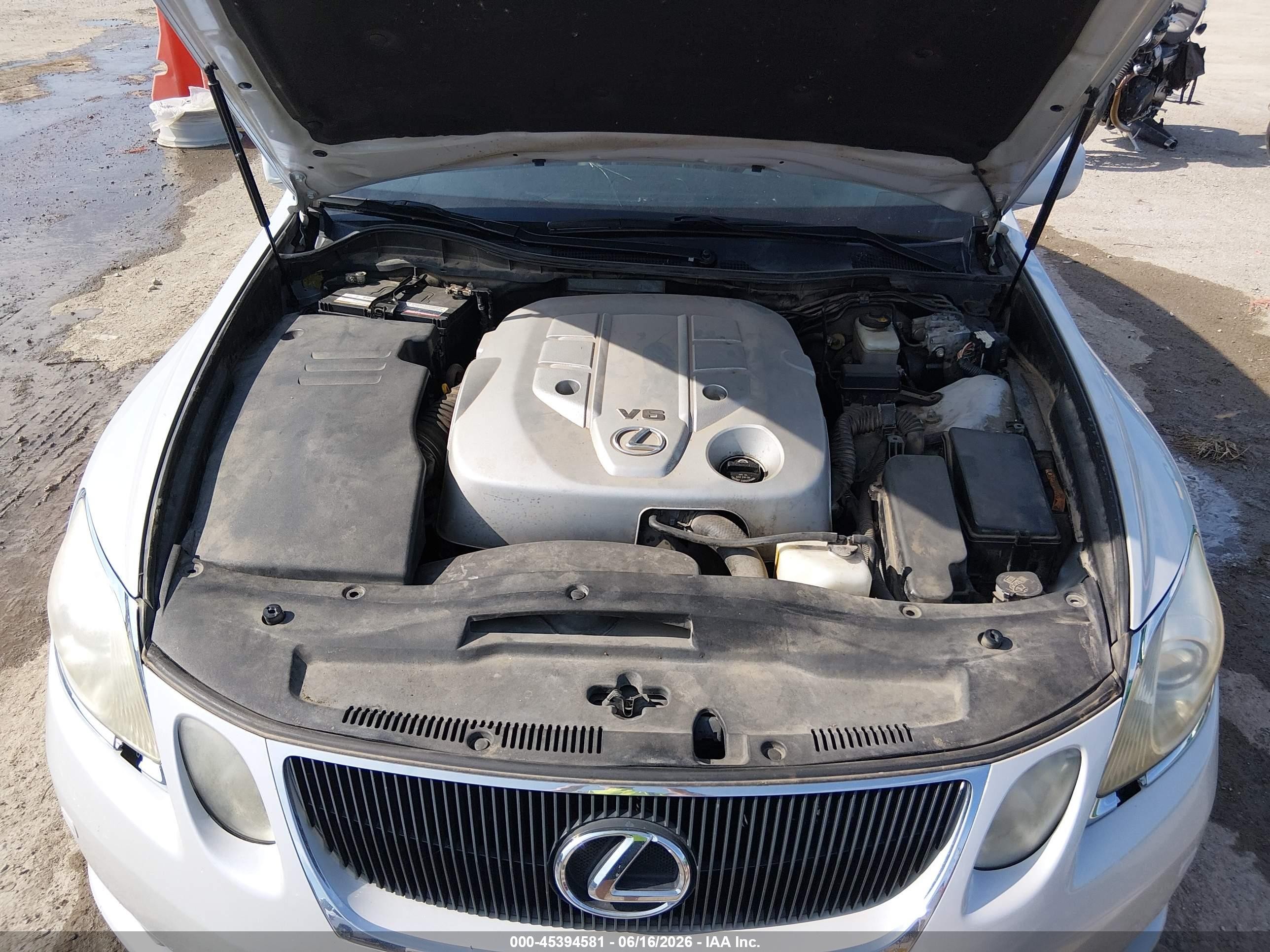 2006 Lexus Gs 300   Silver vin: JTHBH96S665001128