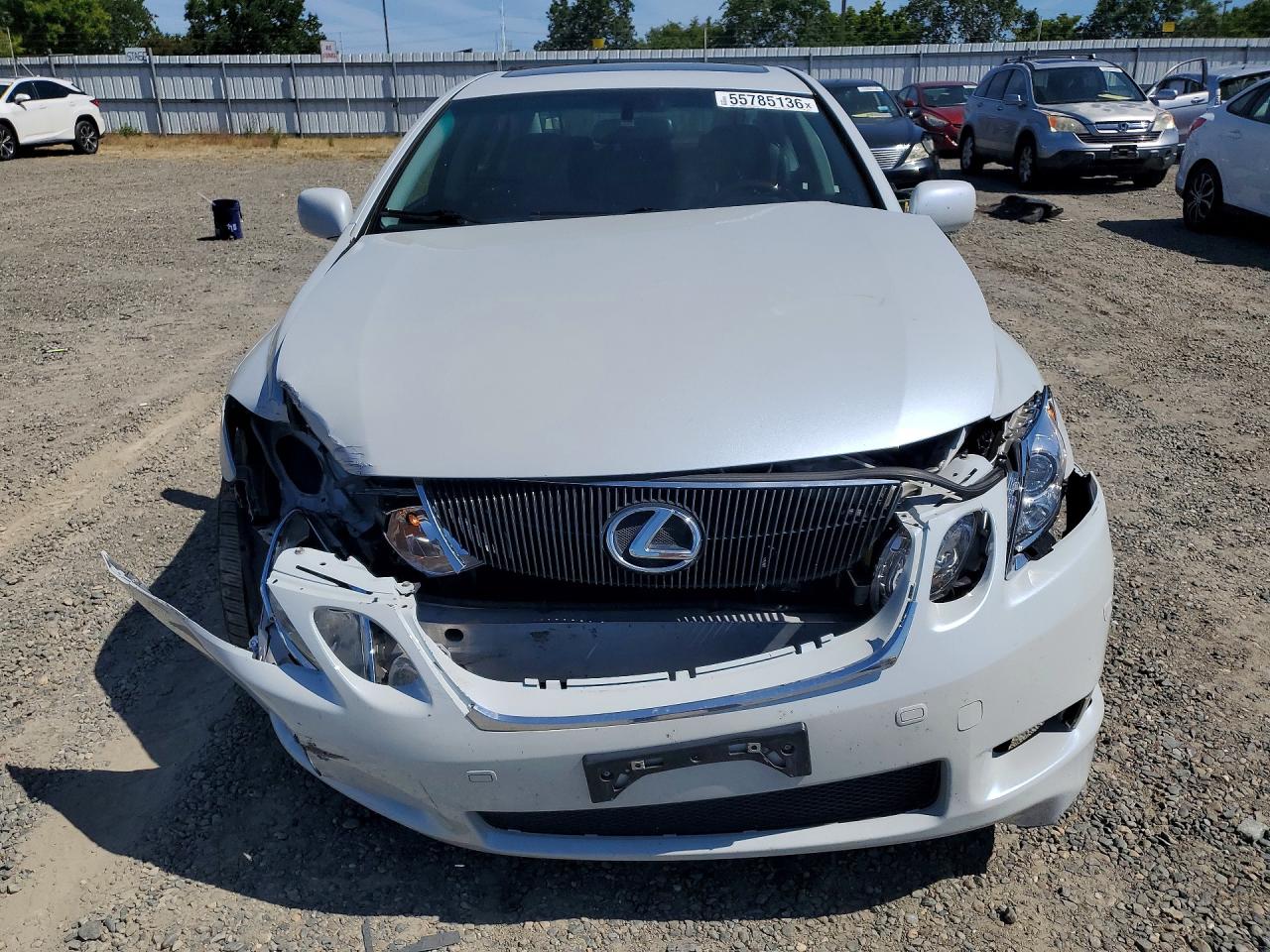 2006 Lexus Gs 300 White vin: JTHBH96S665007236