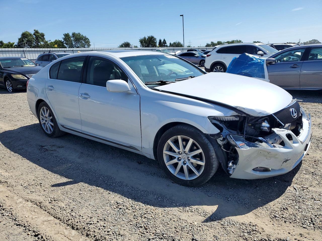 2006 Lexus Gs 300 White vin: JTHBH96S665007236