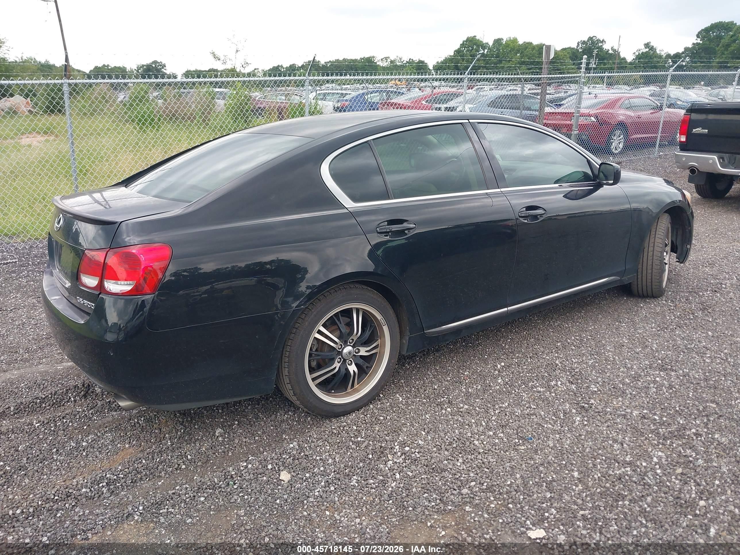 2006 Lexus Gs 300   Черный vin: JTHBH96S665014994
