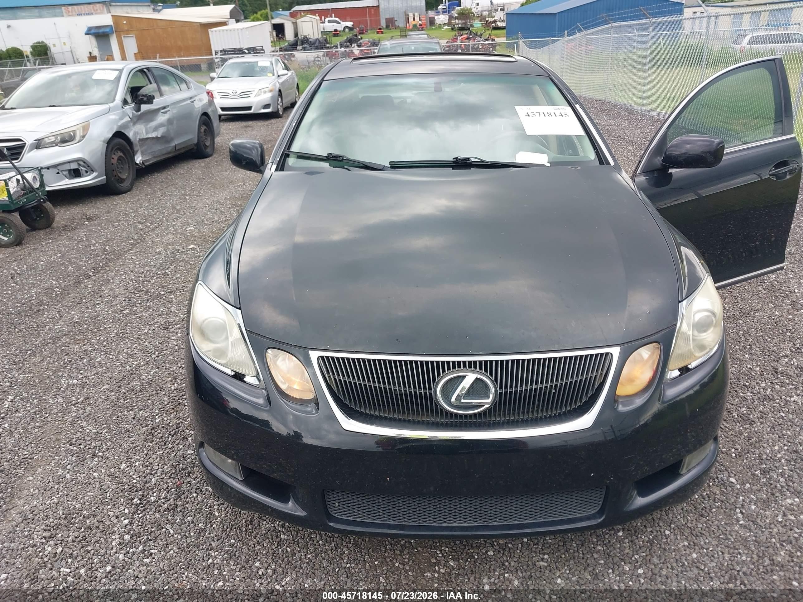 2006 Lexus Gs 300   Черный vin: JTHBH96S665014994