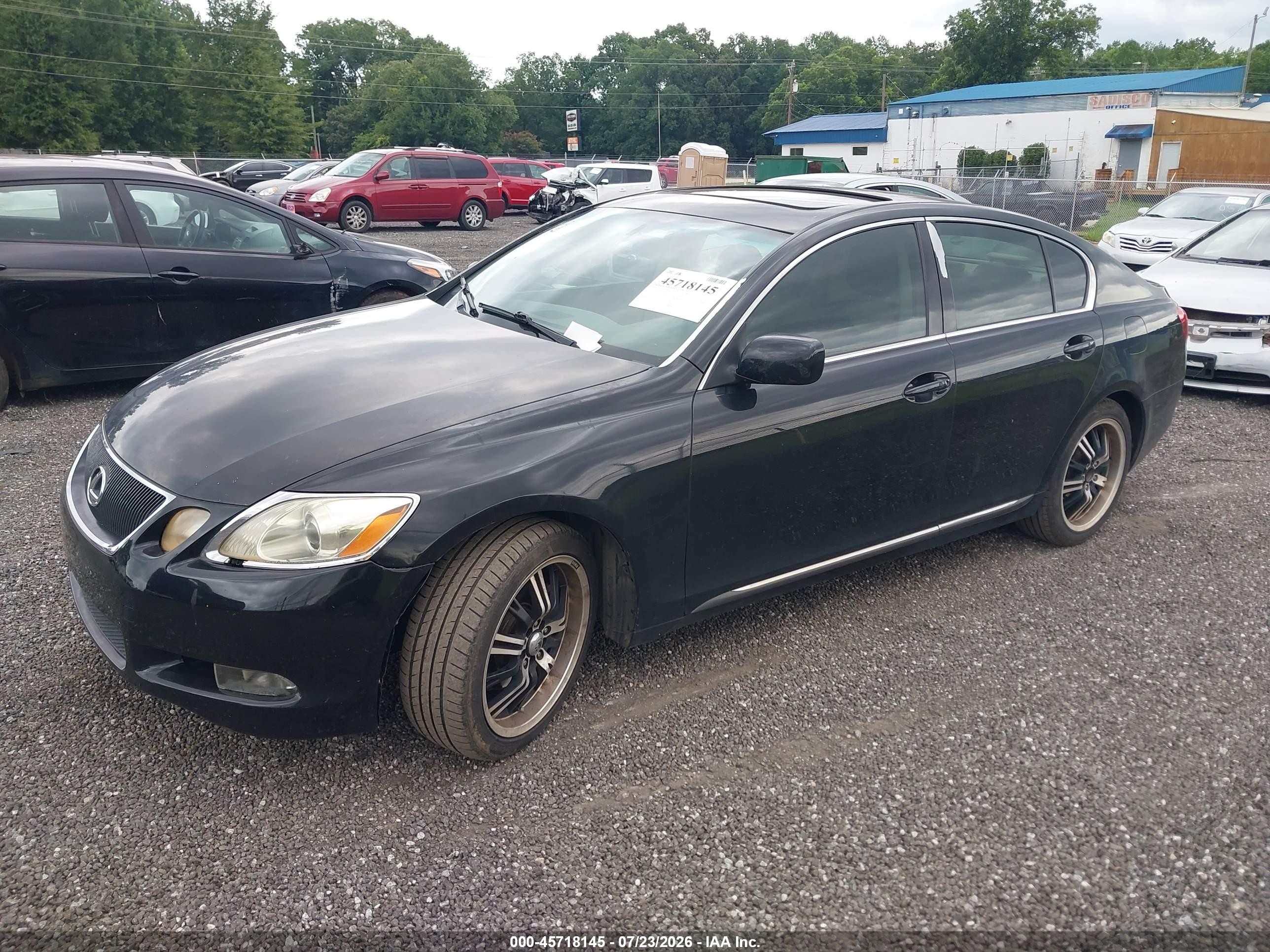 2006 Lexus Gs 300   Черный vin: JTHBH96S665014994