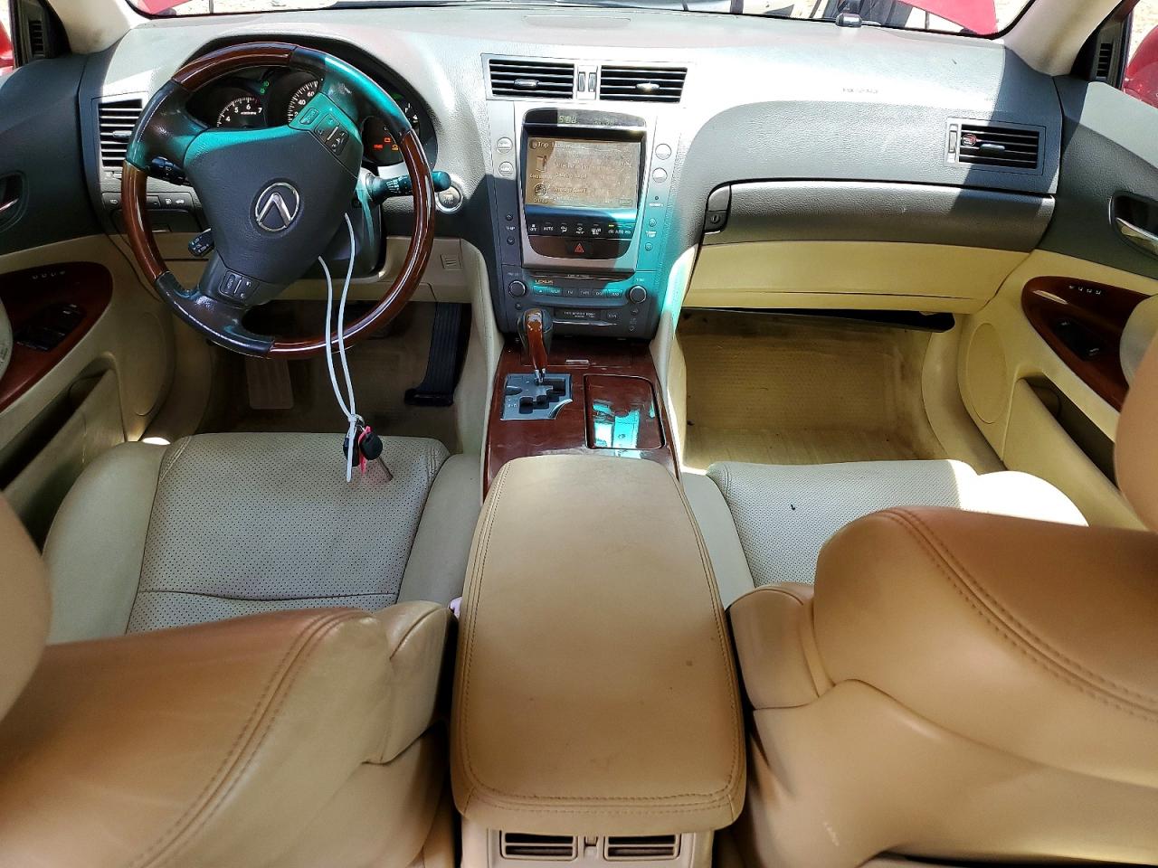 2006 Lexus Gs Red vin: JTHBH96S665015398