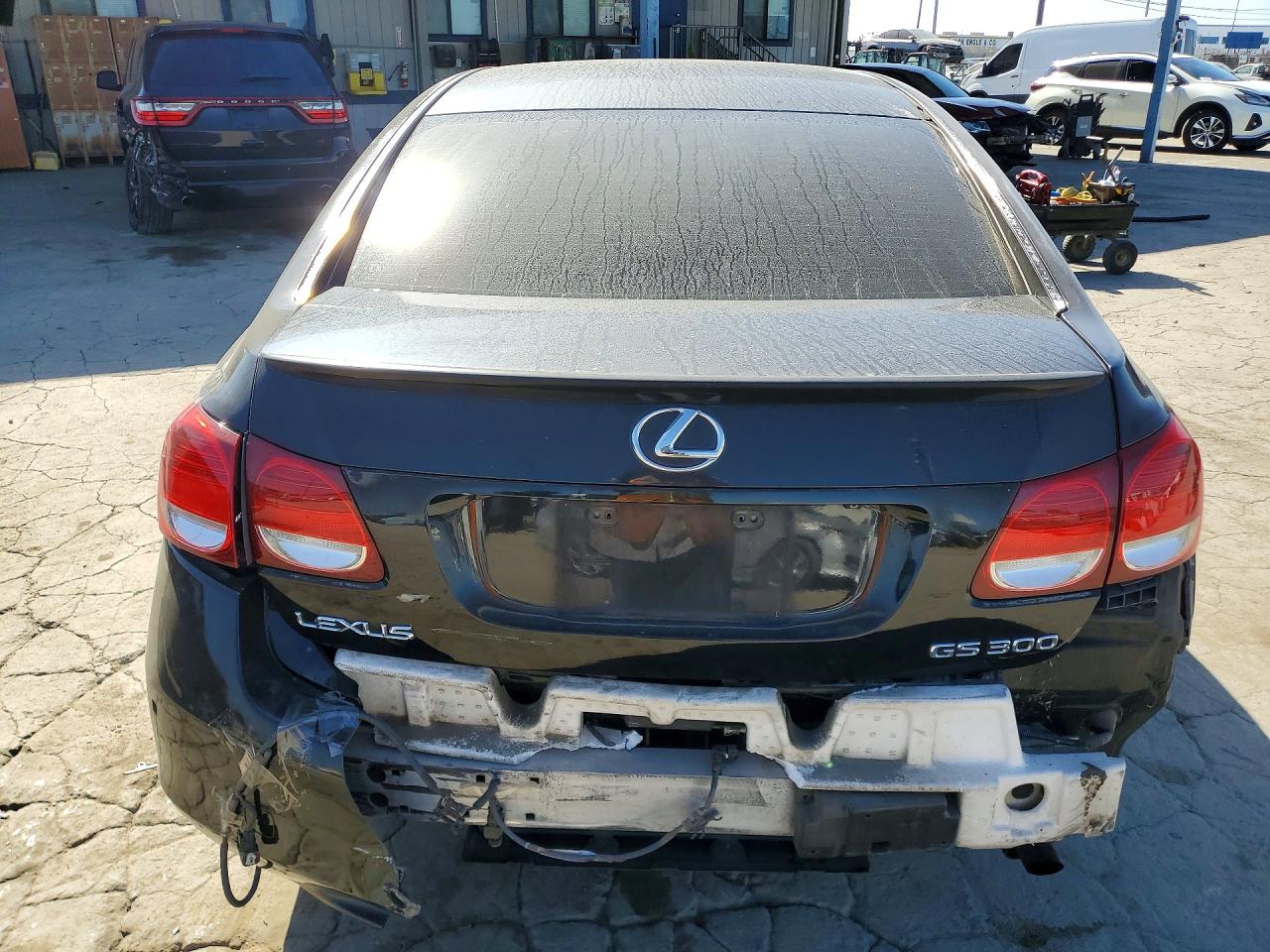 2006 Lexus Gs 300 Black vin: JTHBH96S665036493