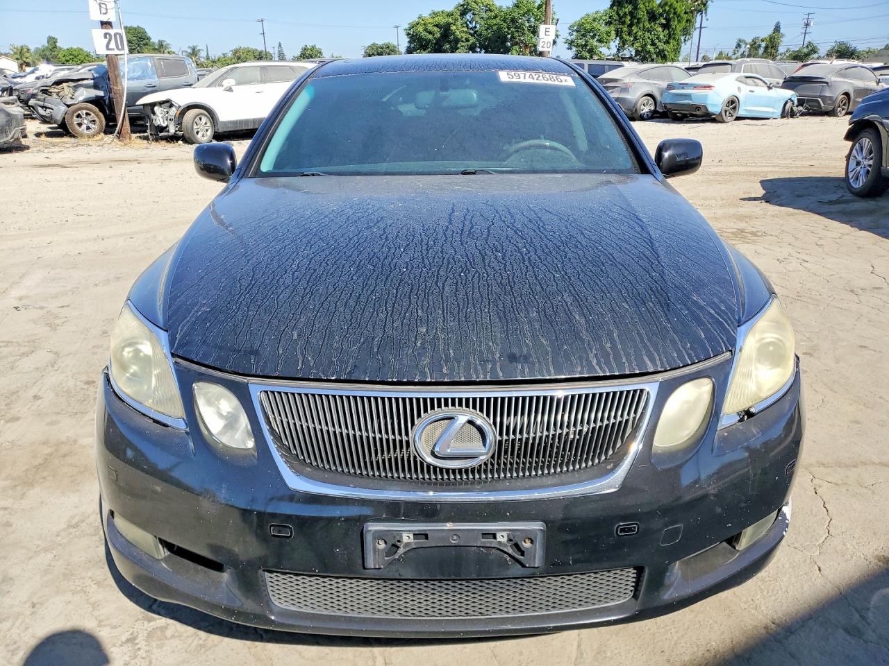 2006 Lexus Gs 300 Black vin: JTHBH96S665036493