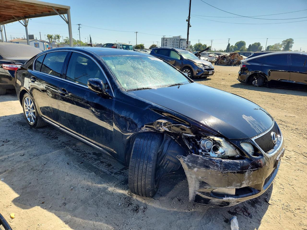 2006 Lexus Gs300 Black vin: JTHBH96S665037823