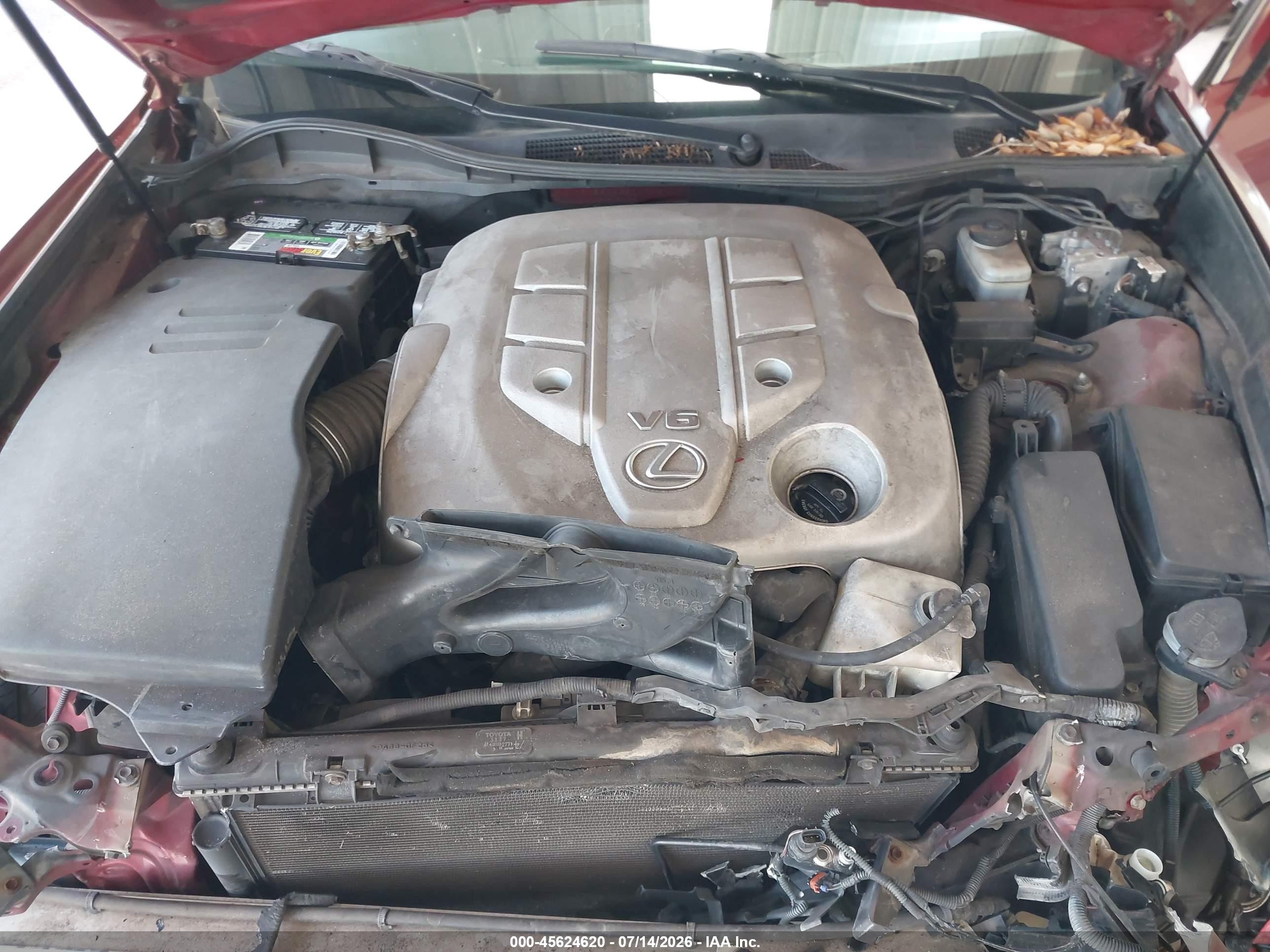 2006 Lexus Gs 300   Red vin: JTHBH96S665043864