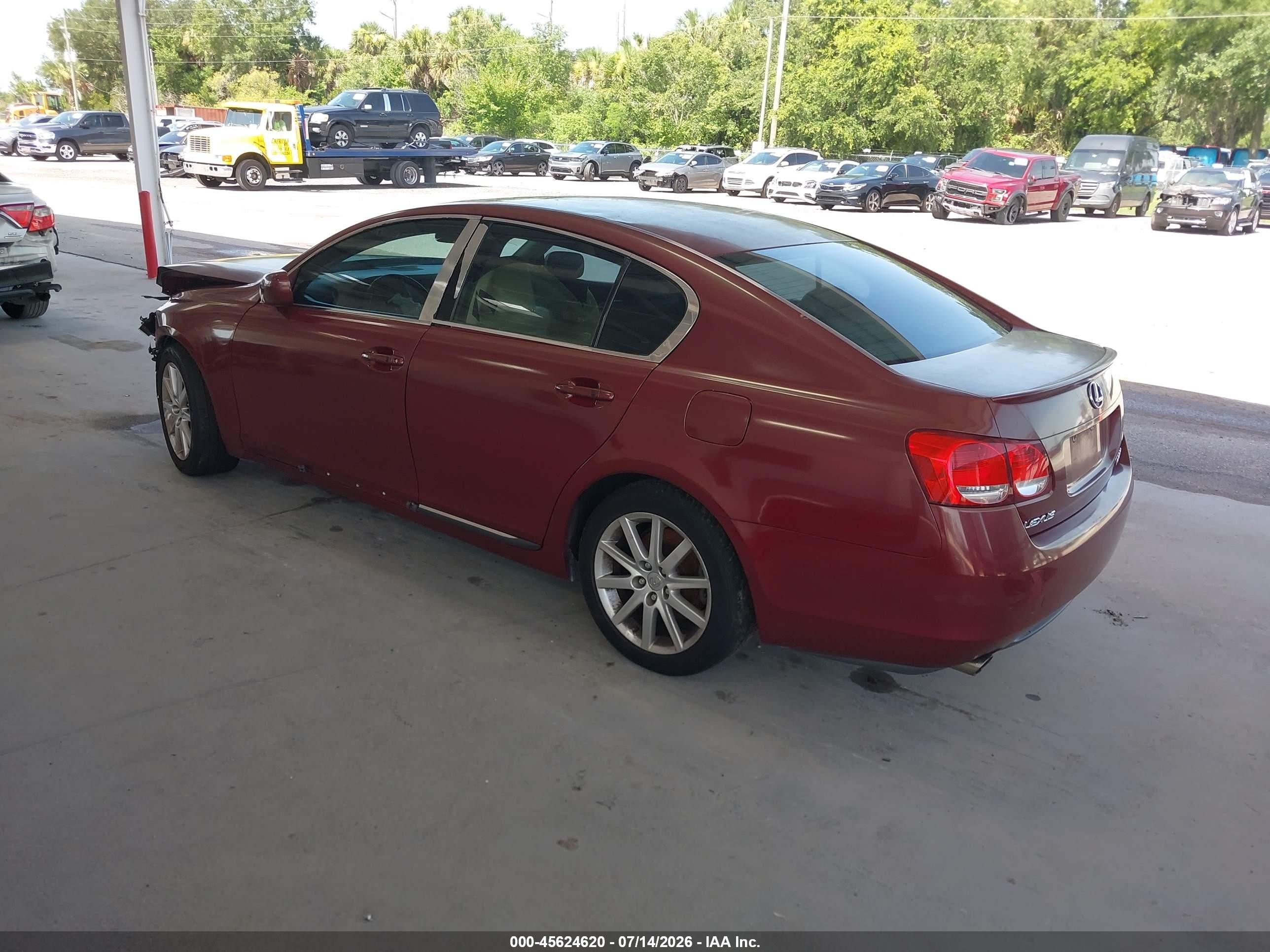 2006 Lexus Gs 300   Red vin: JTHBH96S665043864