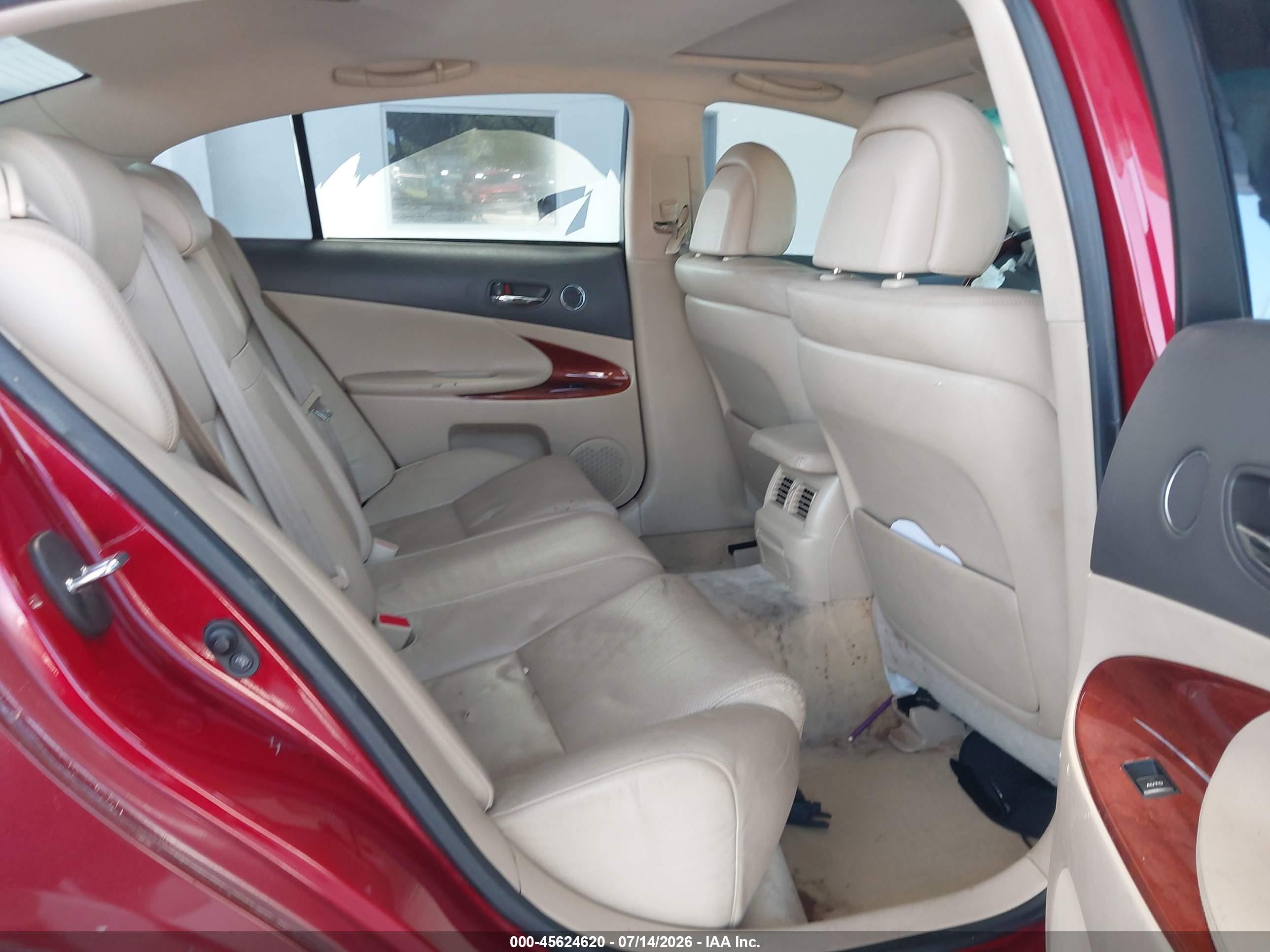 2006 Lexus Gs 300   Red vin: JTHBH96S665043864