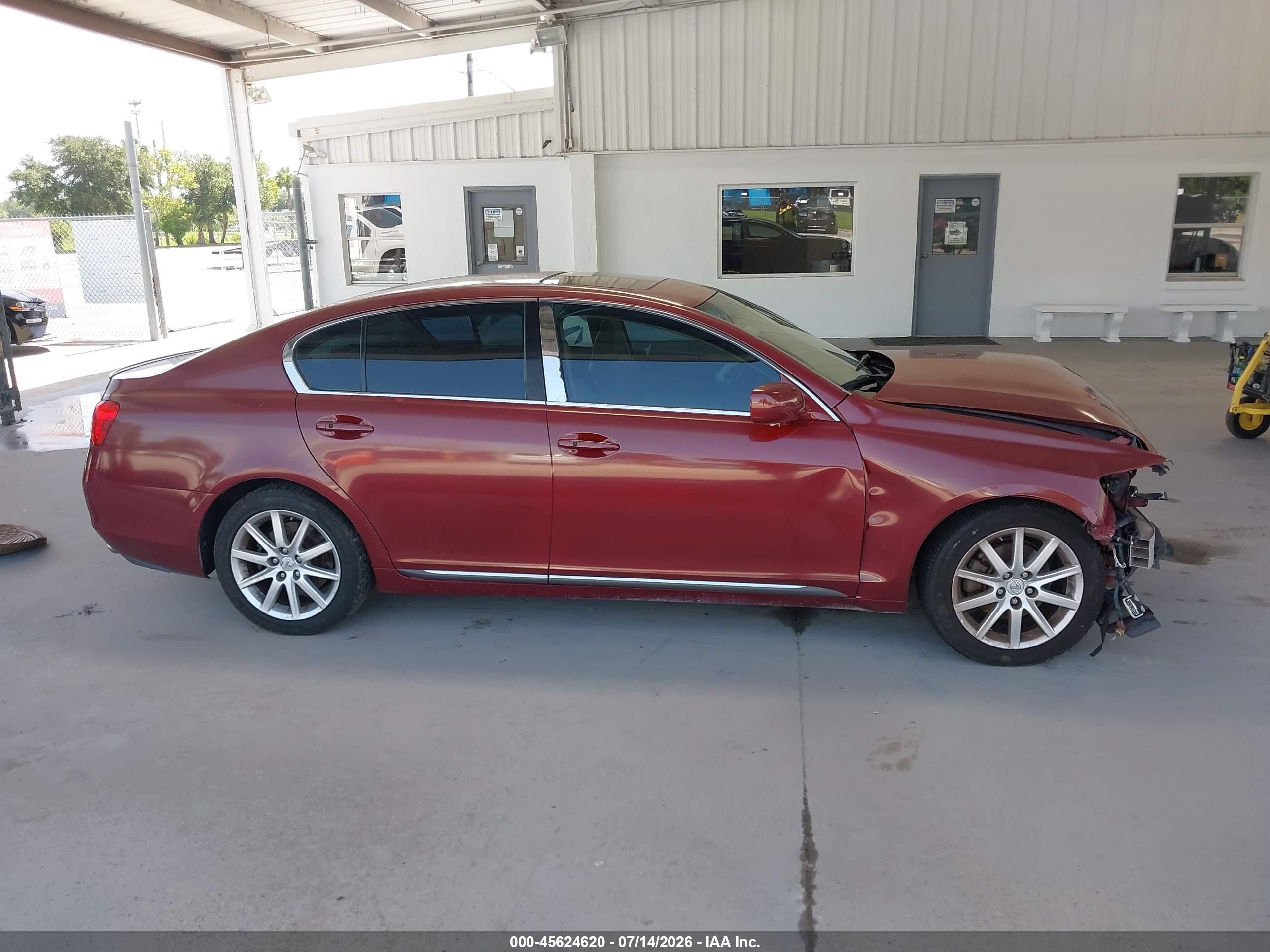 2006 Lexus Gs 300   Red vin: JTHBH96S665043864