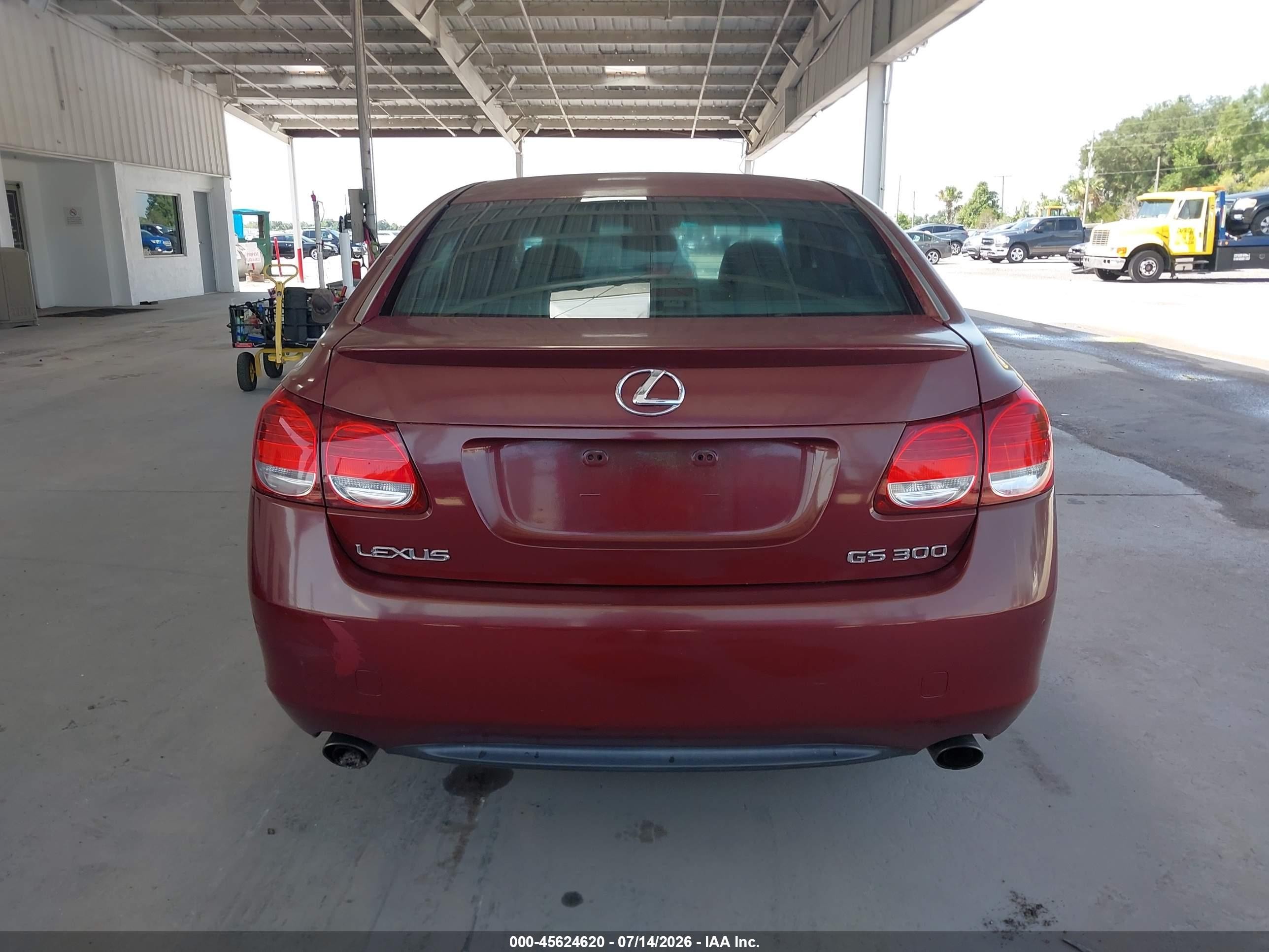 2006 Lexus Gs 300   Red vin: JTHBH96S665043864