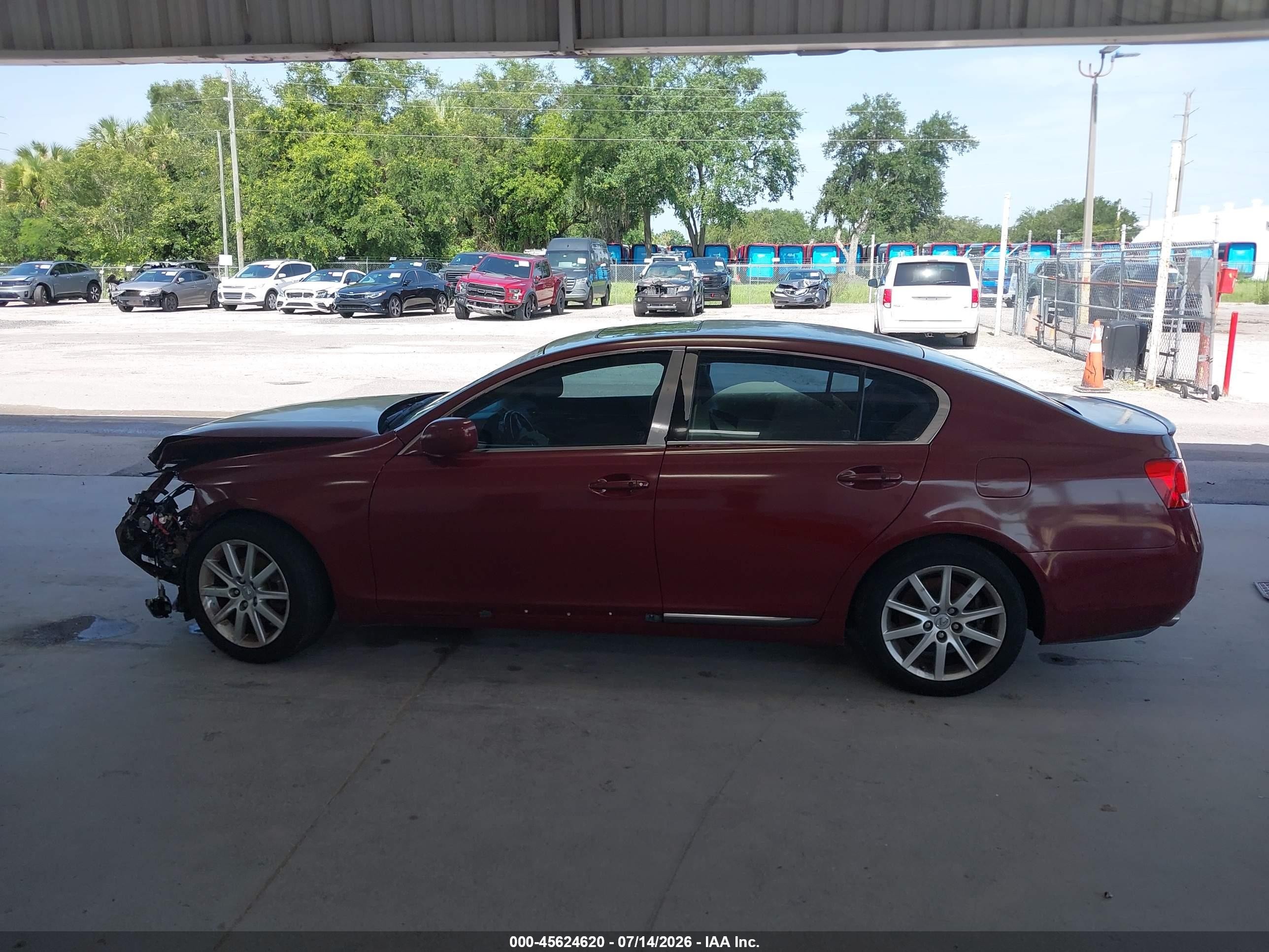 2006 Lexus Gs 300   Red vin: JTHBH96S665043864