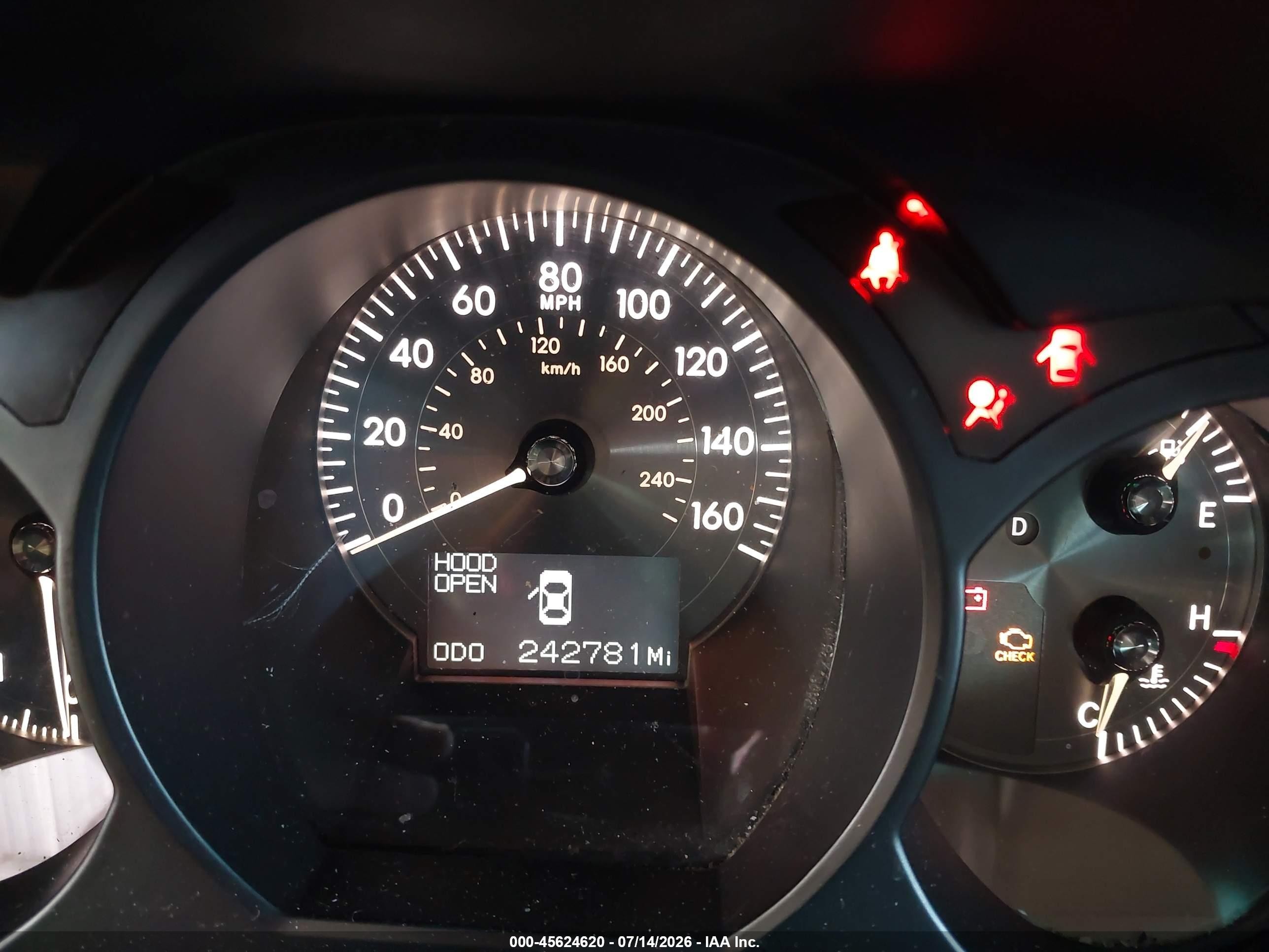 2006 Lexus Gs 300   Red vin: JTHBH96S665043864