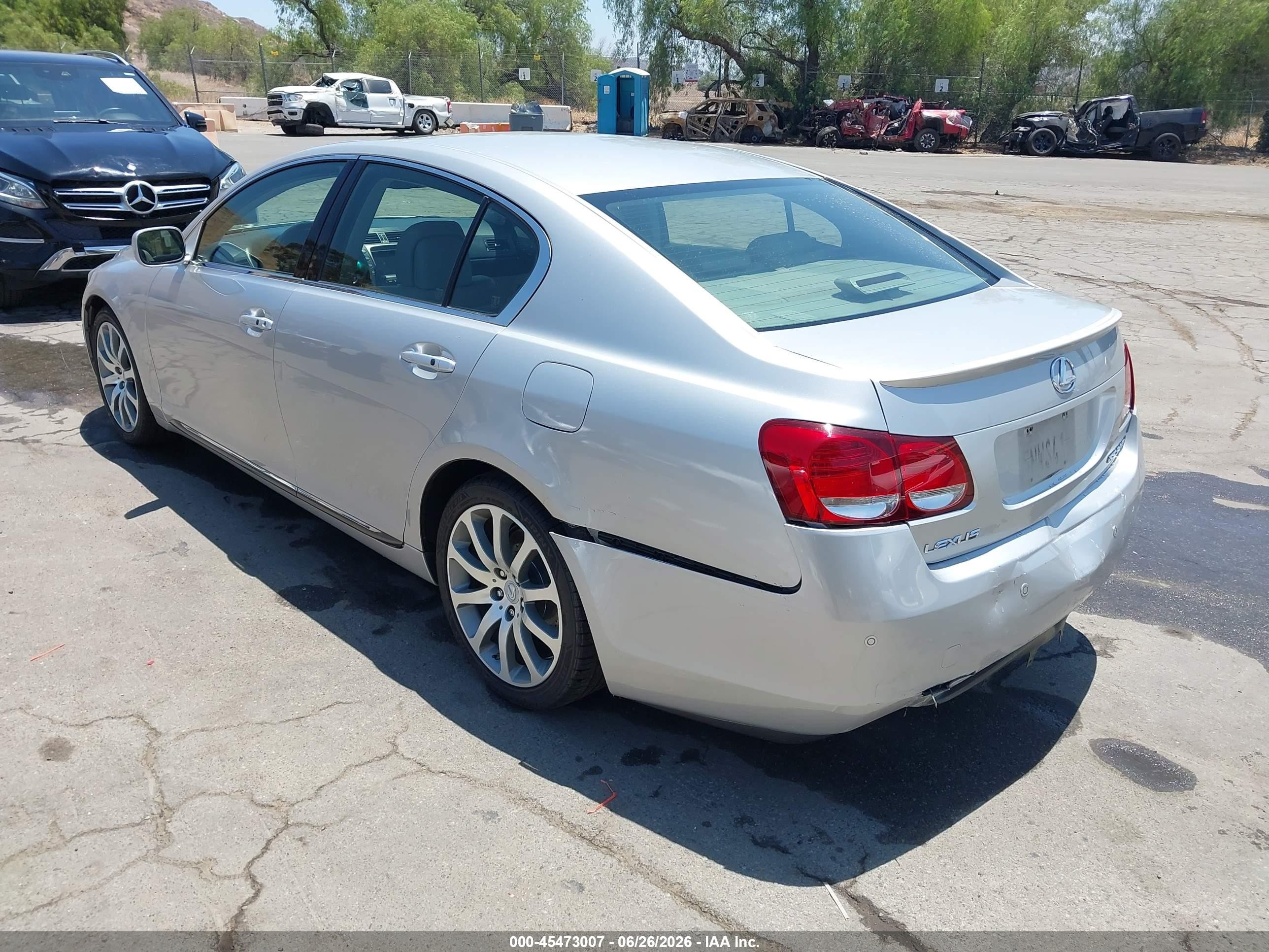 2006 Lexus Gs 300   Silver vin: JTHBH96S765011697