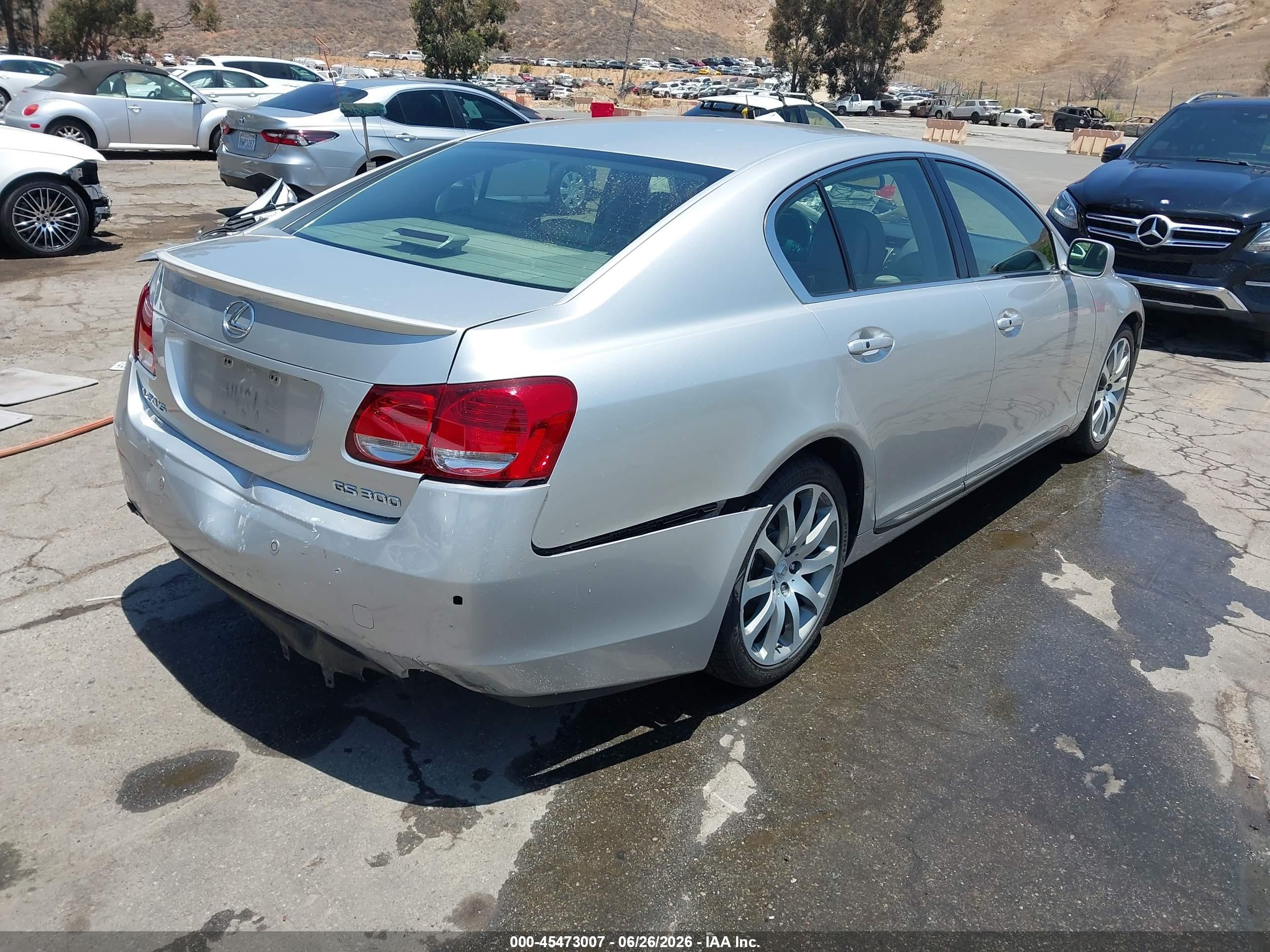 2006 Lexus Gs 300   Silver vin: JTHBH96S765011697