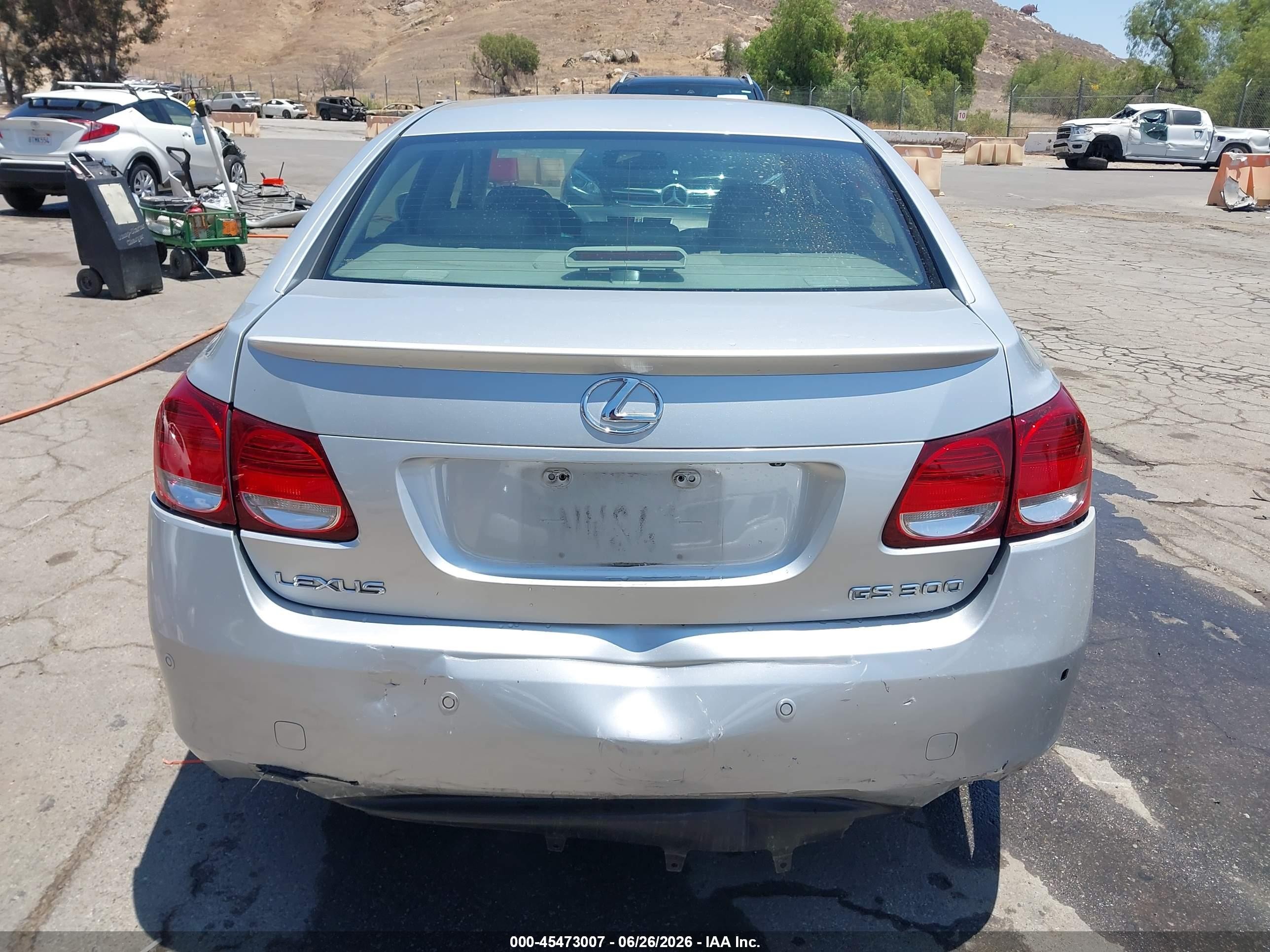 2006 Lexus Gs 300   Silver vin: JTHBH96S765011697