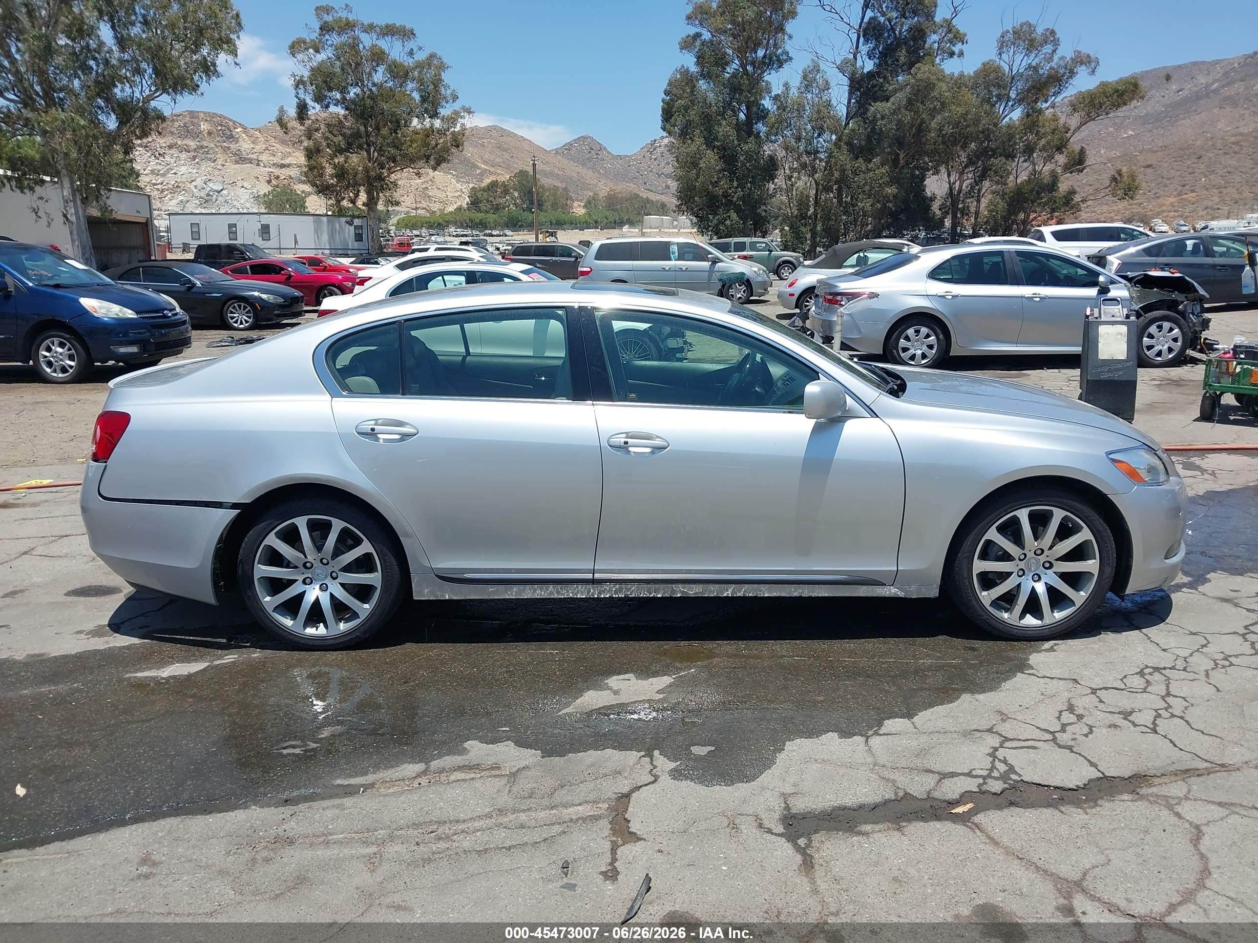 2006 Lexus Gs 300   Silver vin: JTHBH96S765011697