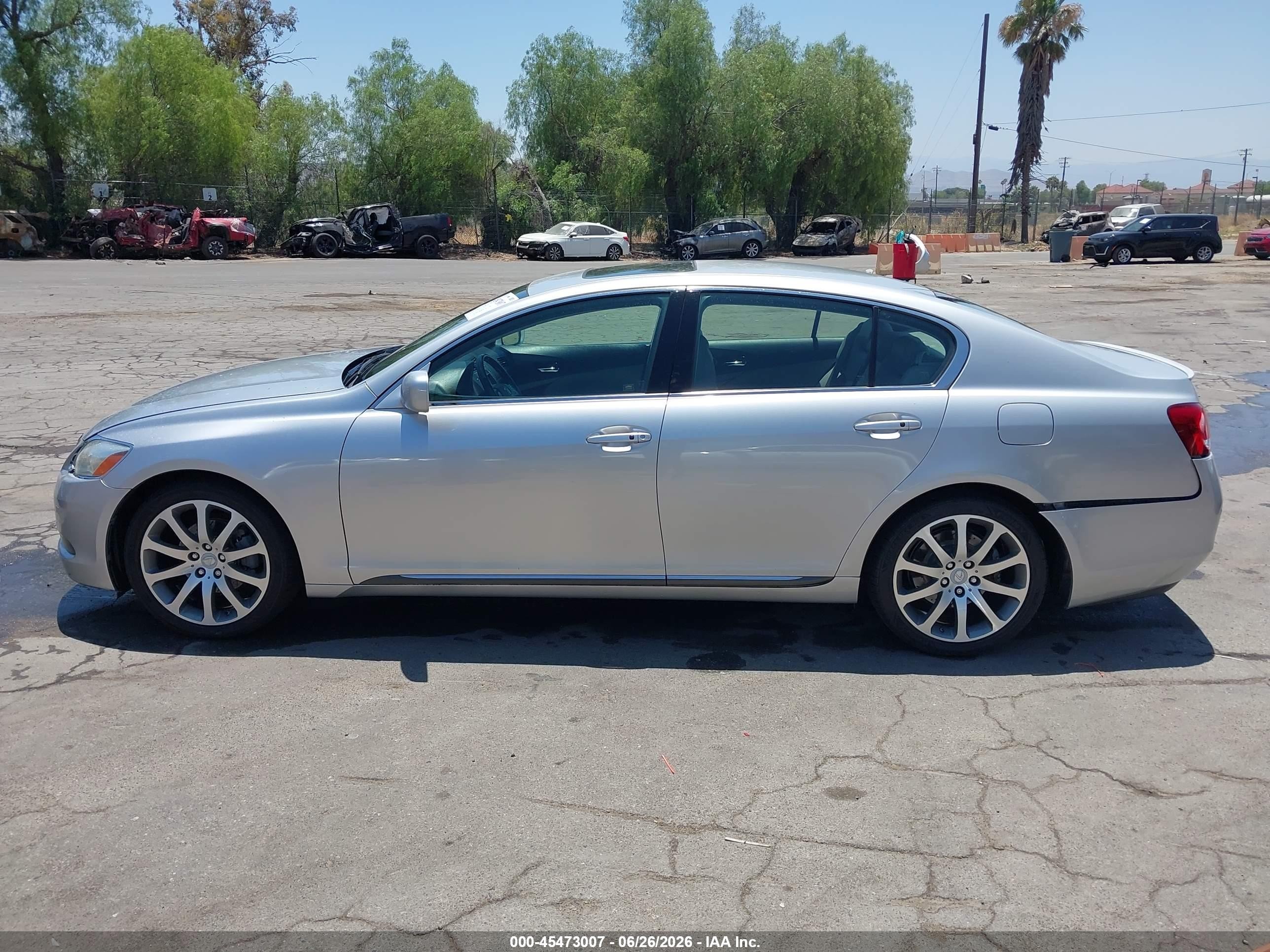 2006 Lexus Gs 300   Silver vin: JTHBH96S765011697