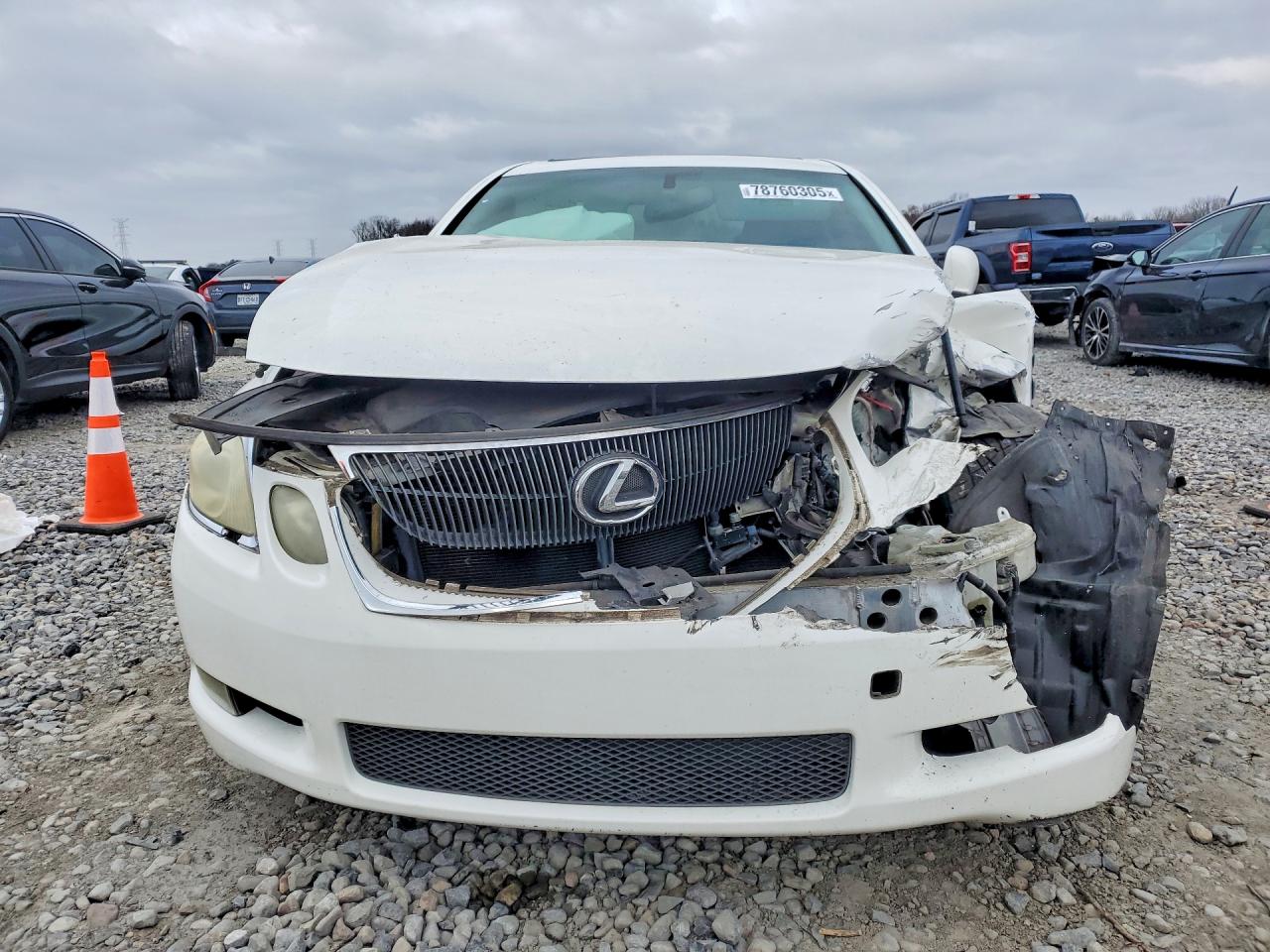 2006 Lexus Gs 300 White vin: JTHBH96S765037913