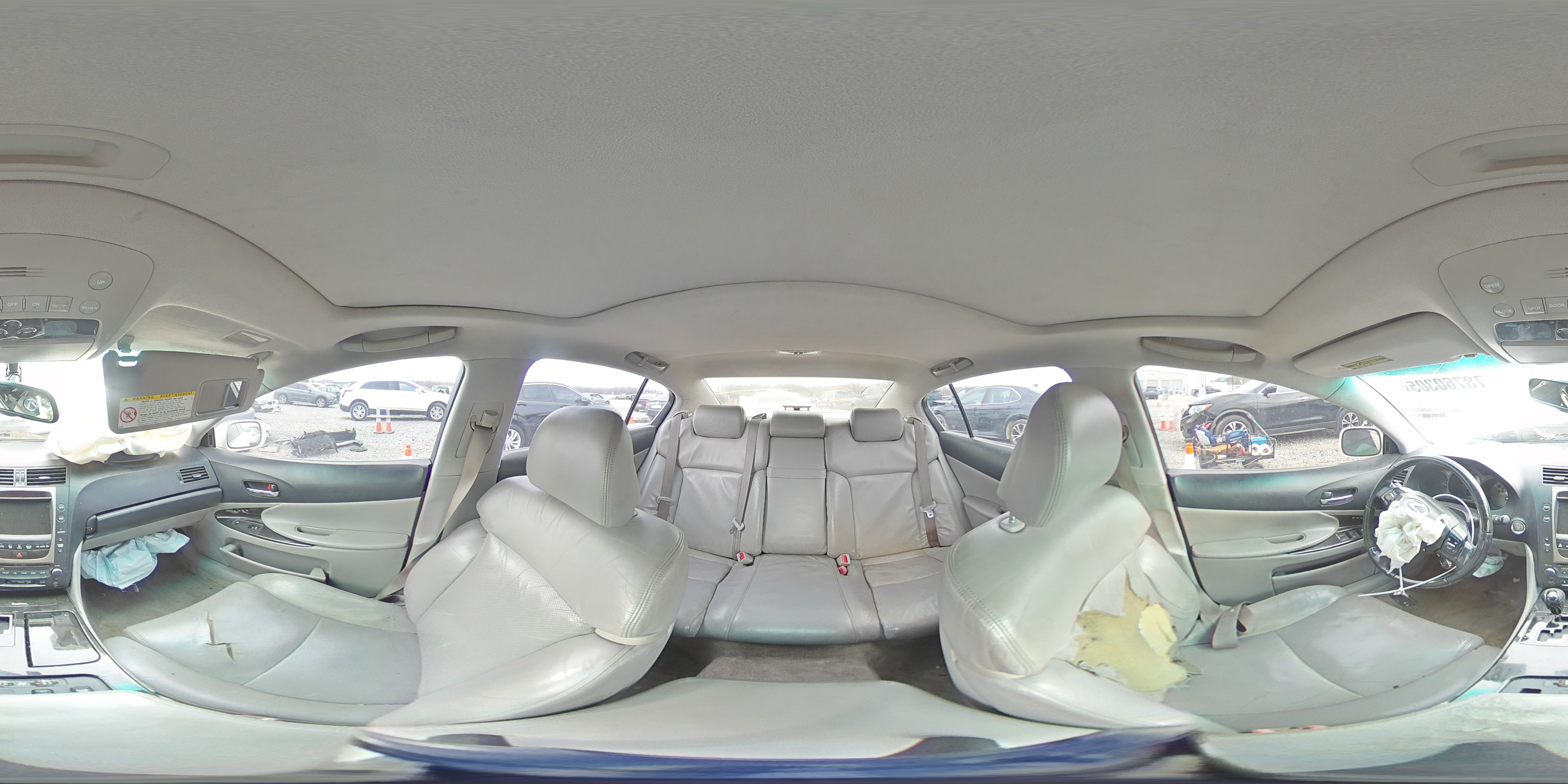 2006 Lexus Gs 300 White vin: JTHBH96S765037913