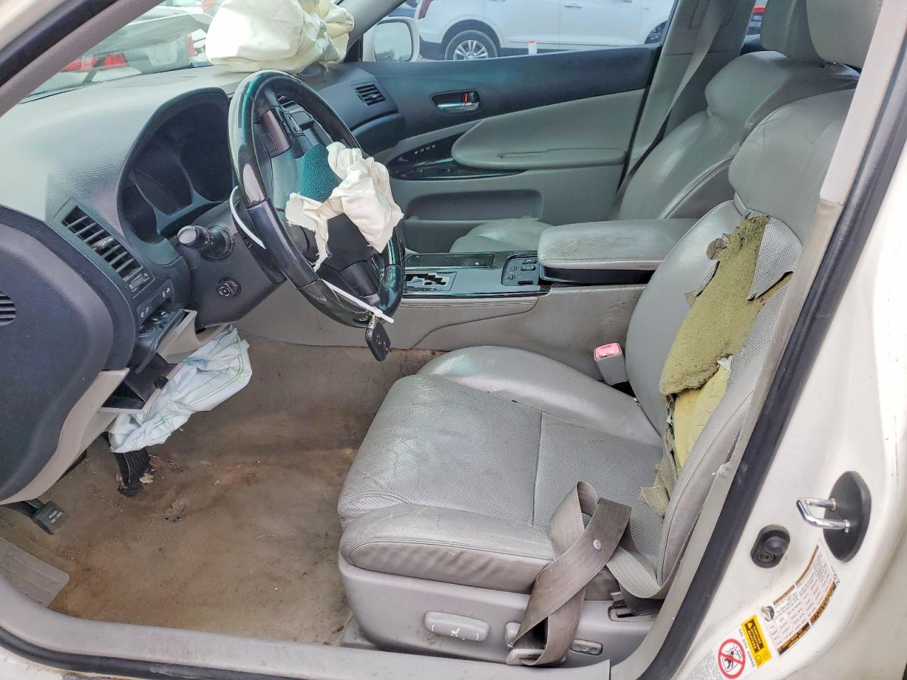 2006 Lexus Gs 300 White vin: JTHBH96S765037913