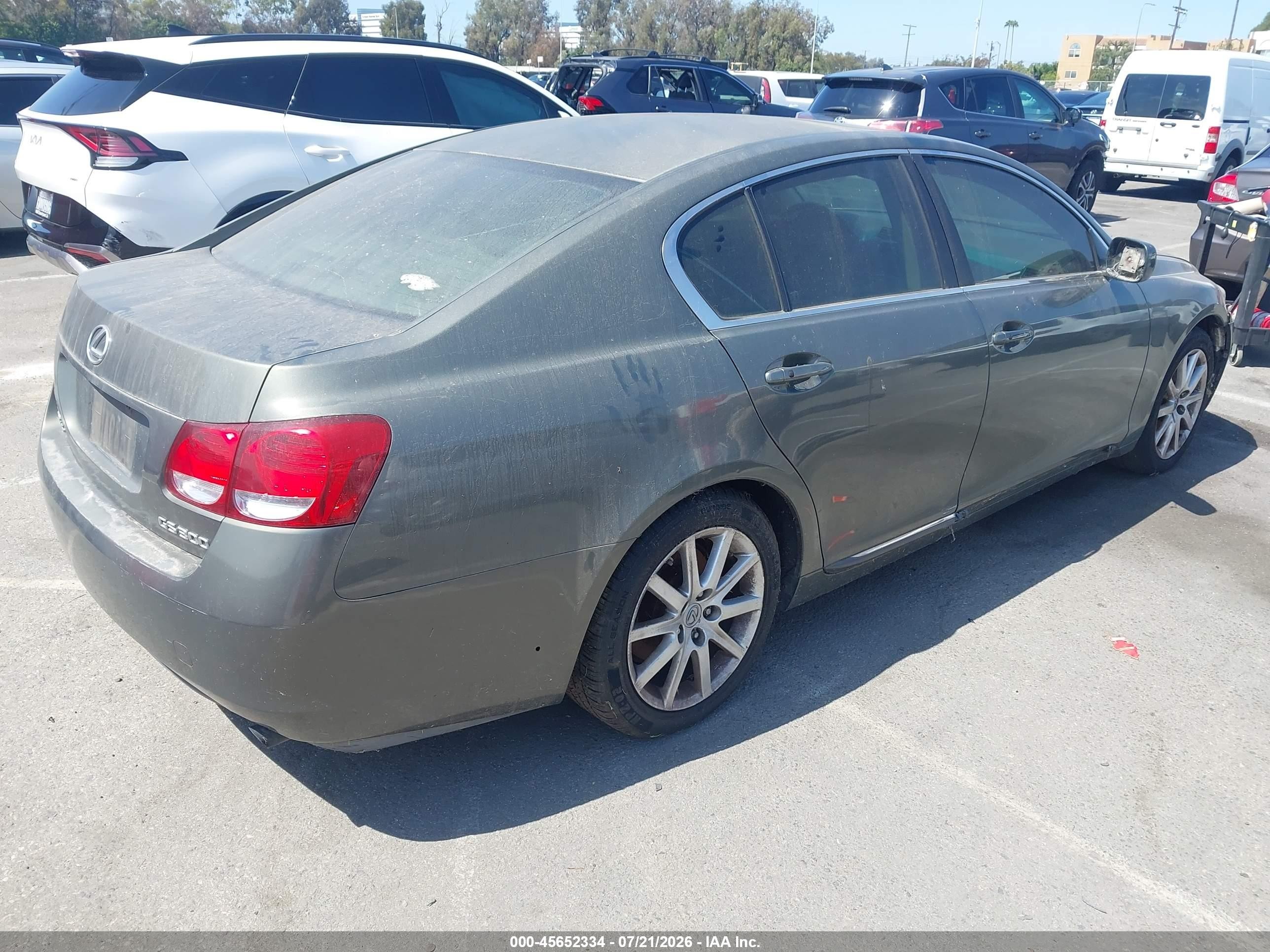 2006 Lexus Gs 300   Green vin: JTHBH96S865002930