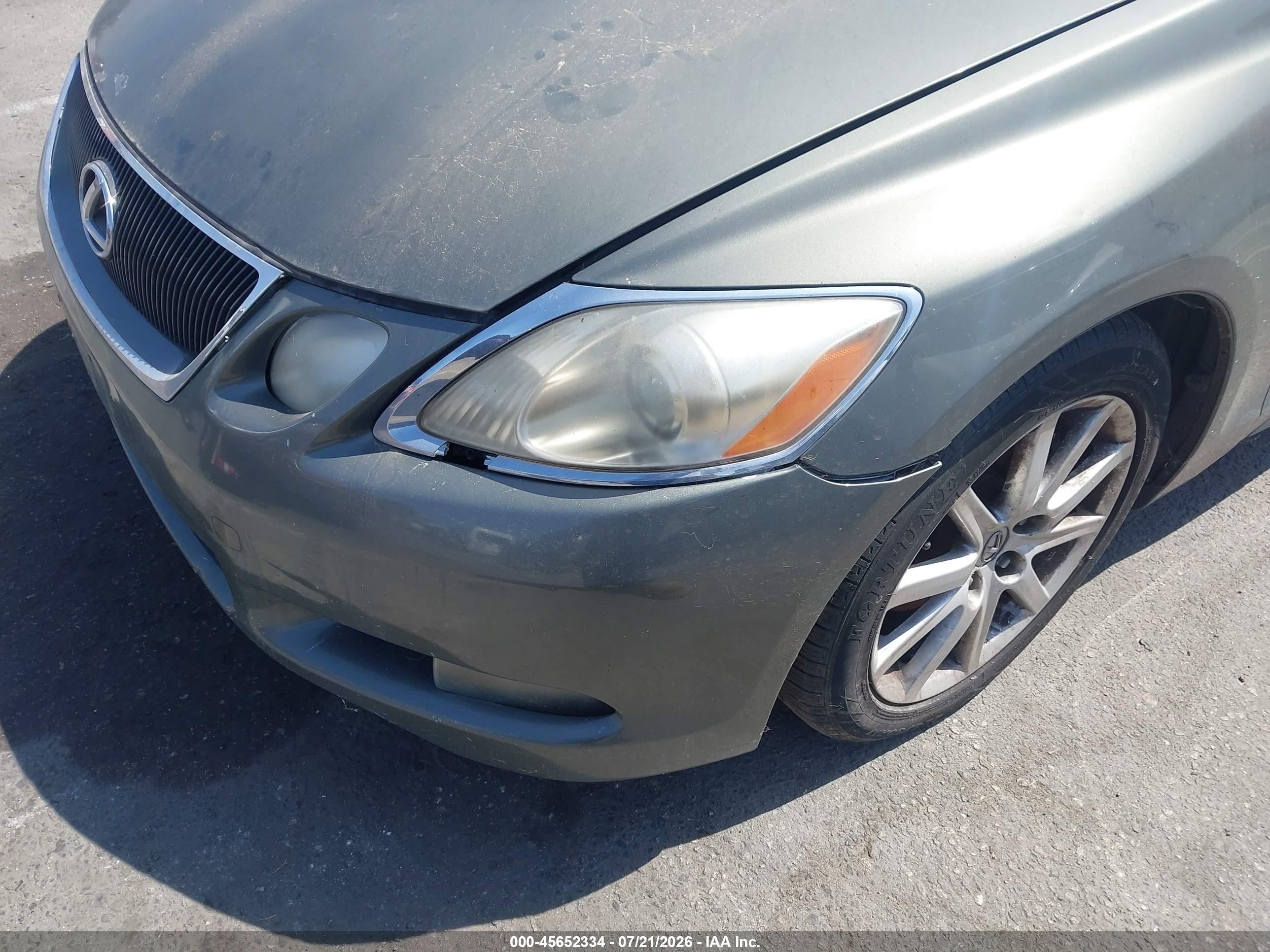 2006 Lexus Gs 300   Green vin: JTHBH96S865002930
