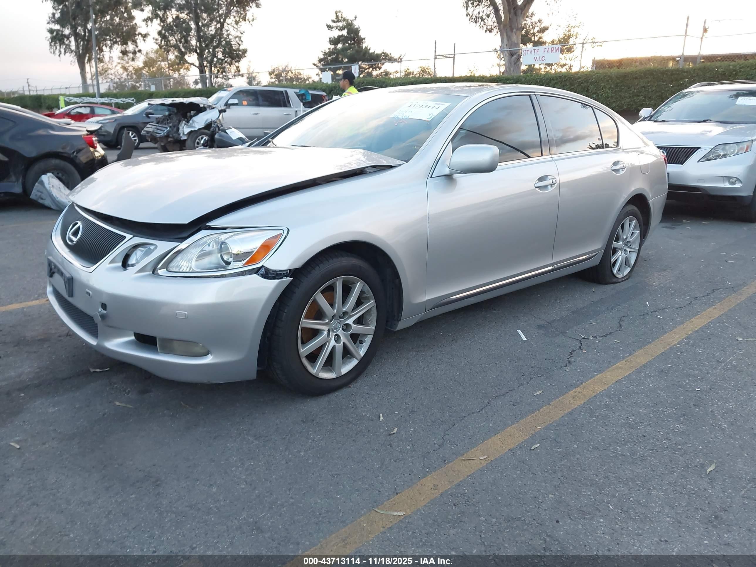 2006 Lexus Gs 300   Silver vin: JTHBH96S865014284