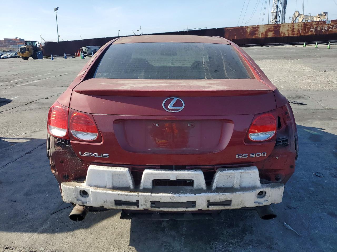 2006 Lexus Gs 300 Red vin: JTHBH96S865032252