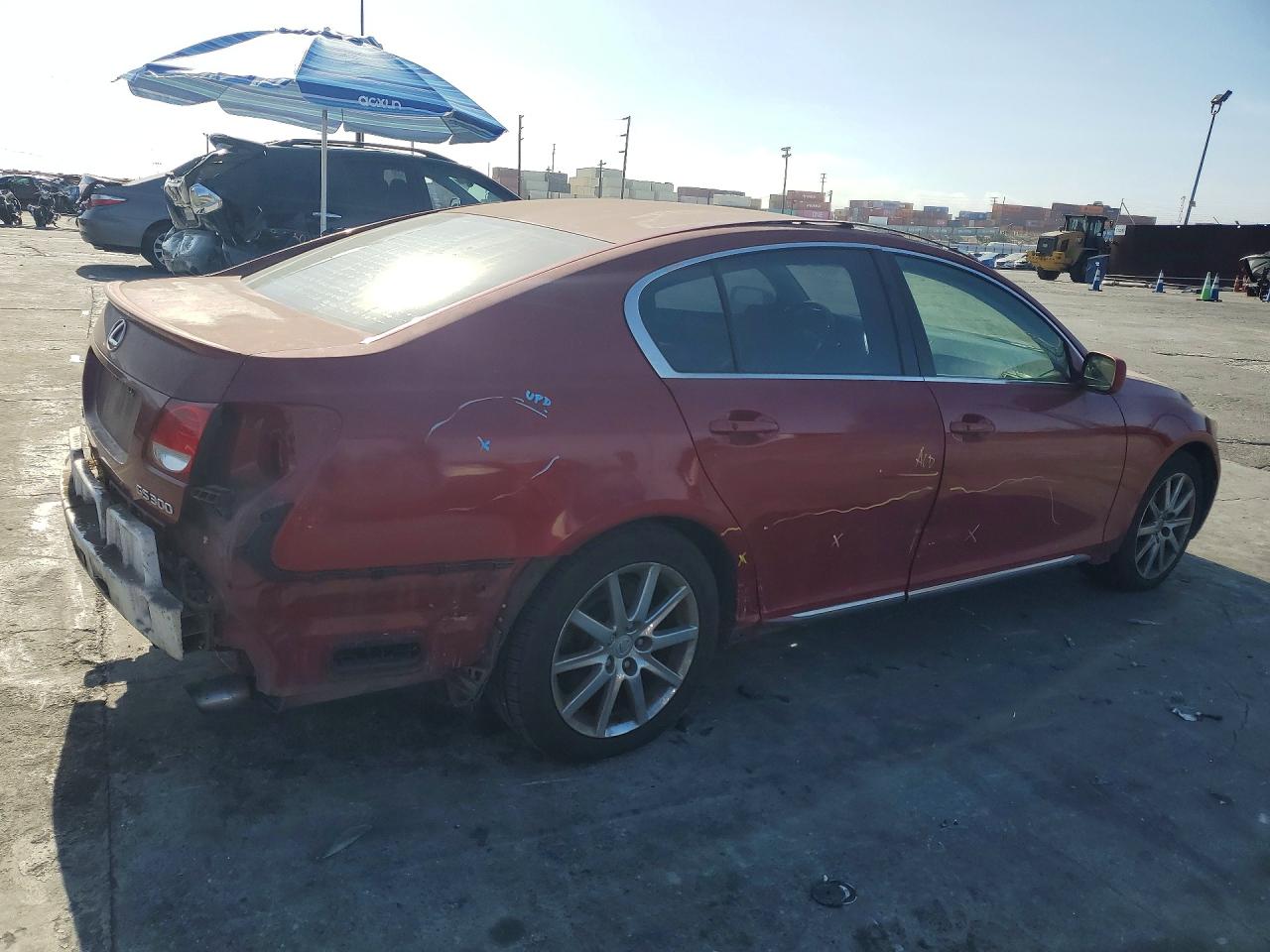 2006 Lexus Gs 300 Red vin: JTHBH96S865032252